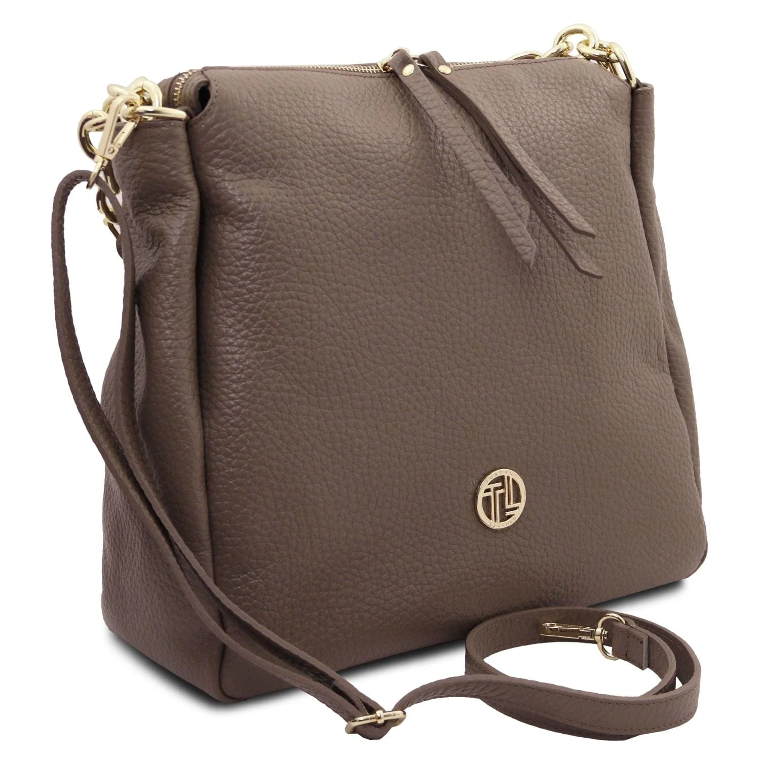 Amy - Soft Italian leather shopping bag | TL142385 - Image 11