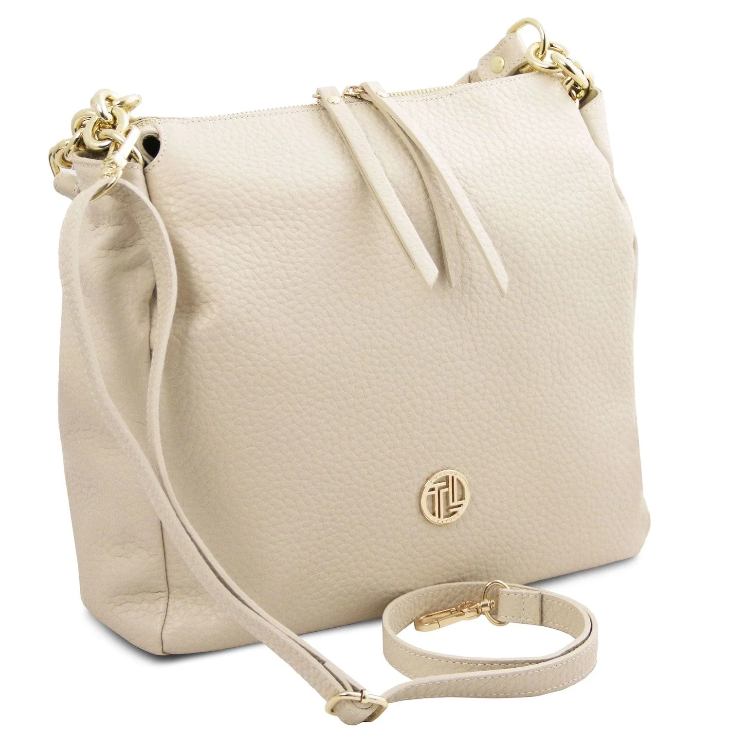 Amy - Soft Italian leather shopping bag | TL142385 - Image 3