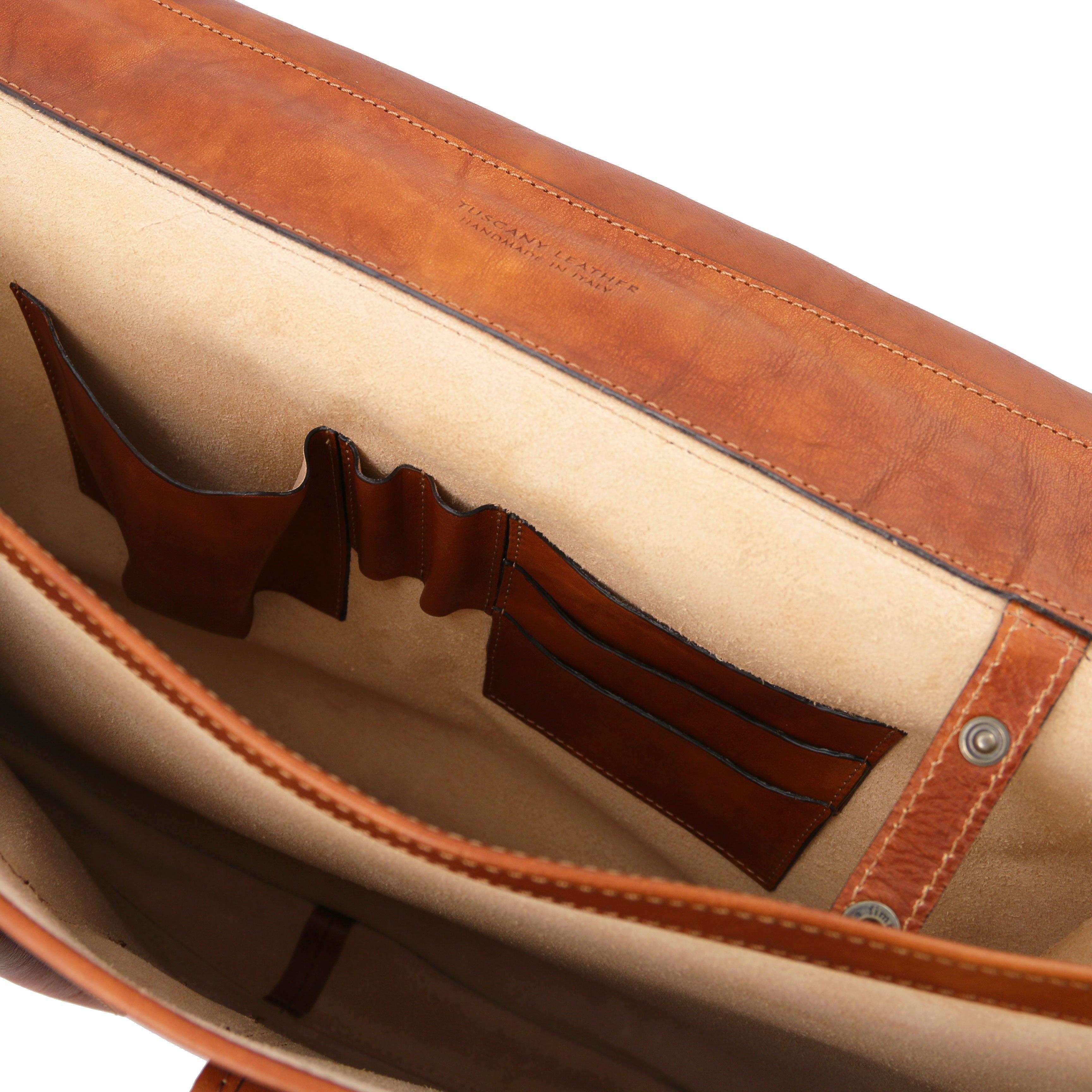 Ancona - Leather messenger bag | TL142073 - Image 7