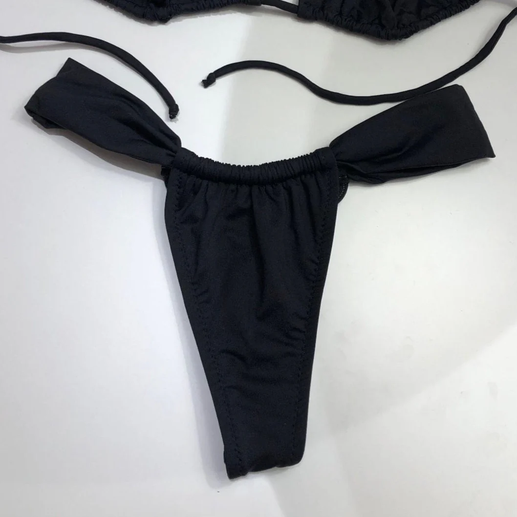 Arenas Ruched Bikini Bottoms | Available in Tie Side Cheeky Bikini Bottoms or Ruched Thong Bikini Bottoms - Image 7