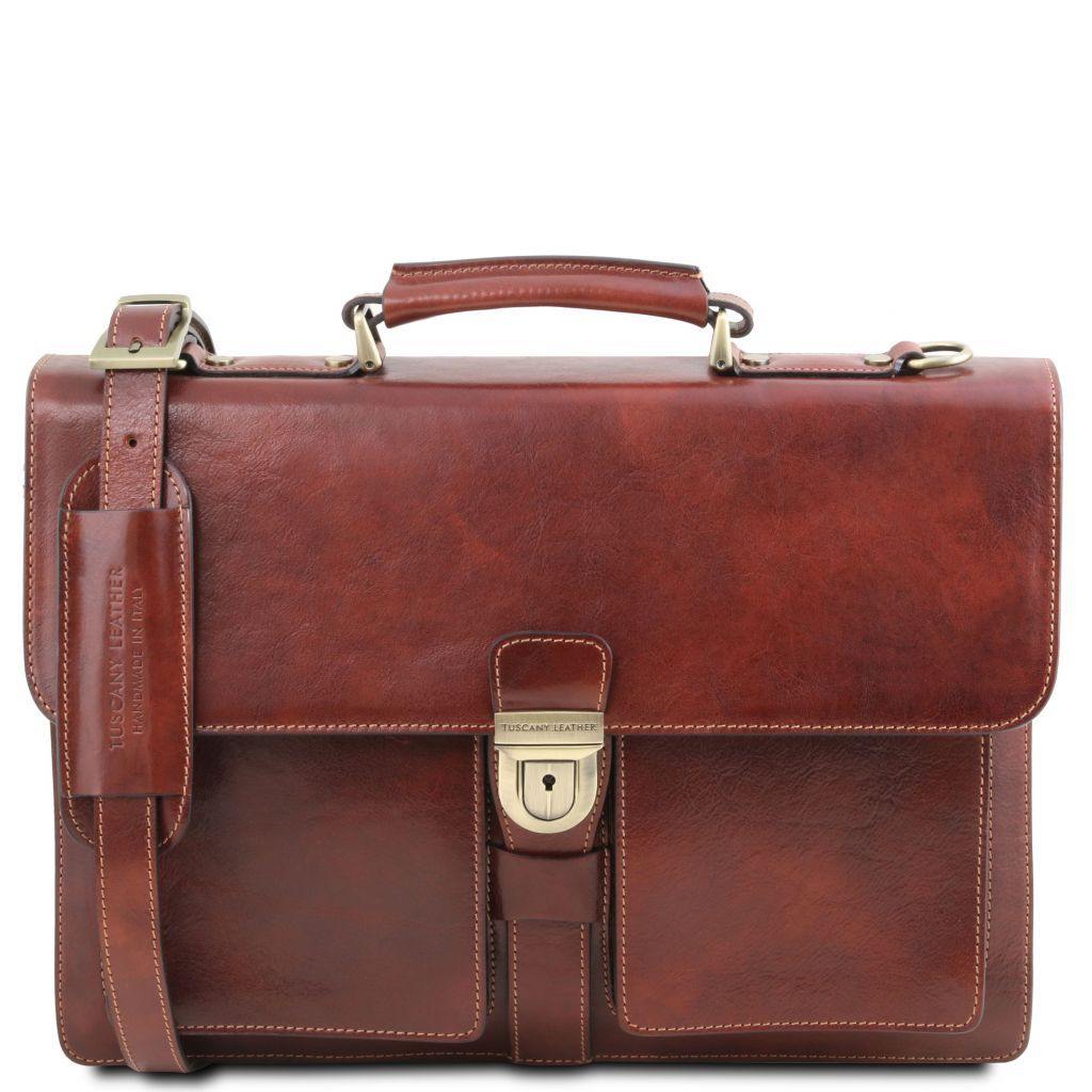 Assisi - Leather briefcase 3 compartments | TL141825 - Image 10