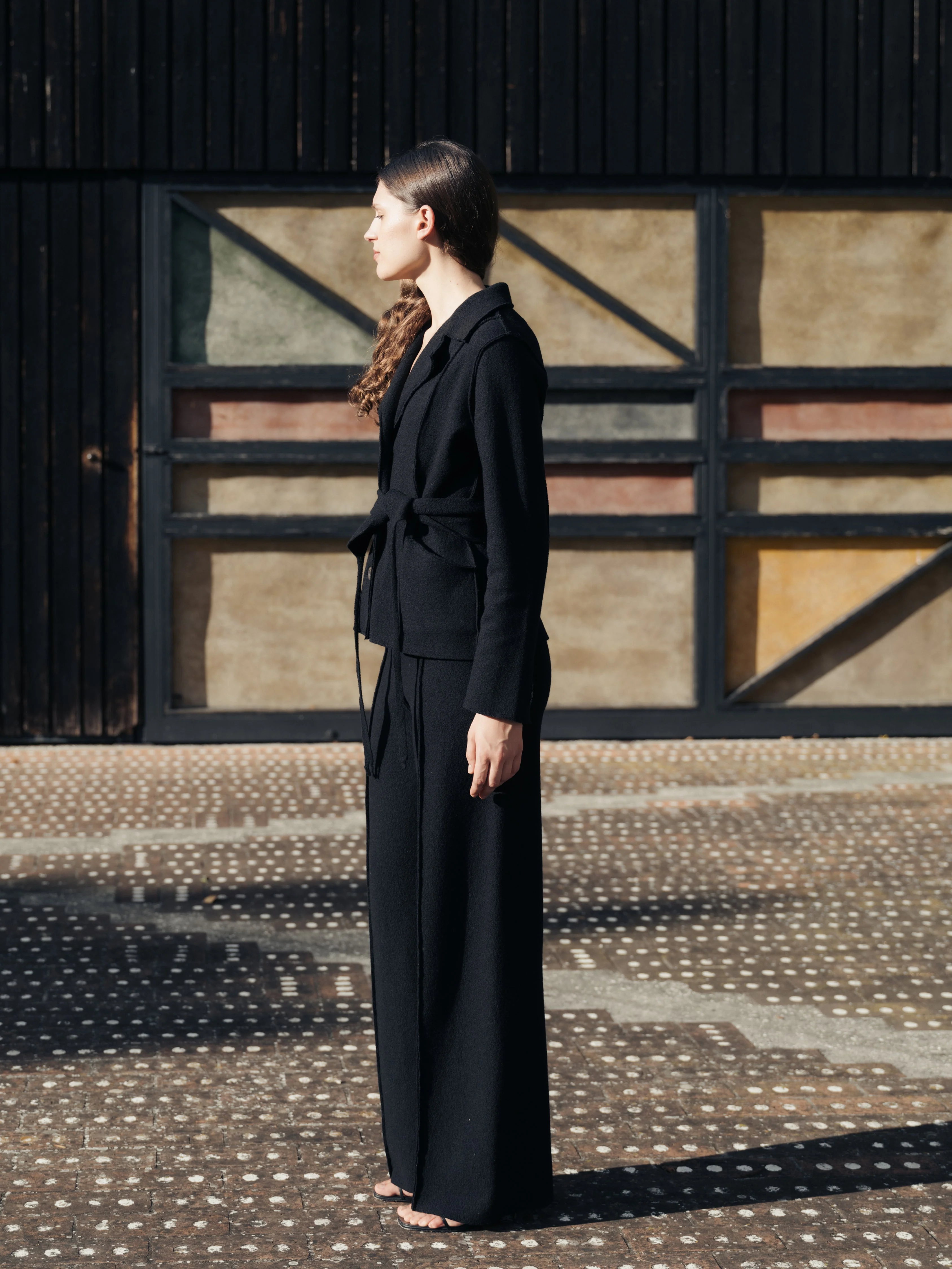 Boiled Wool Bar Jacket - Image 4