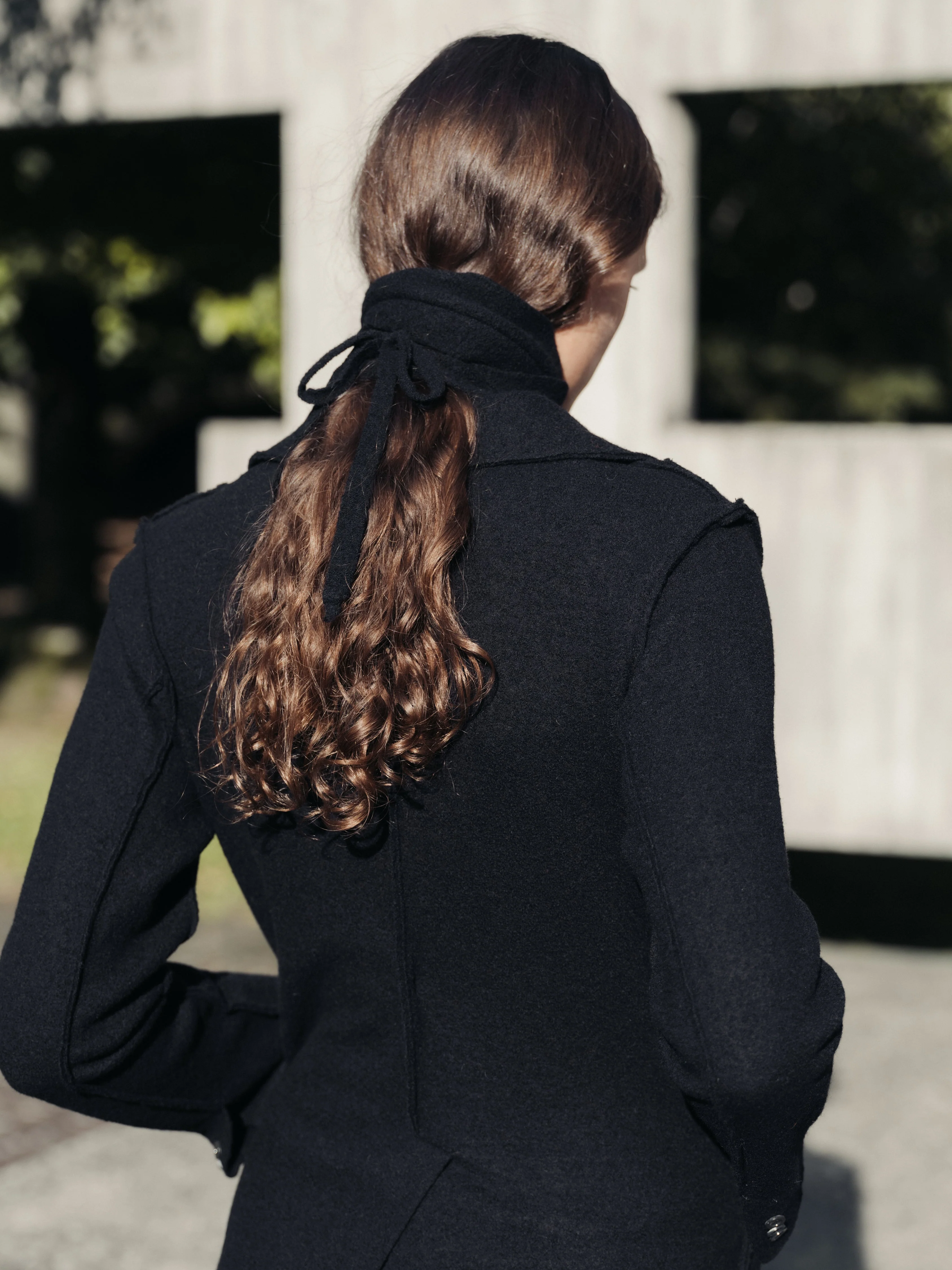 Boiled Wool Bar Jacket - Image 6