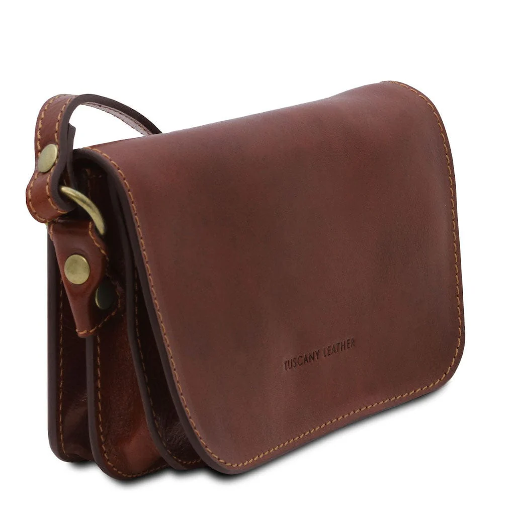 Carmen - Leather shoulder bag with flap | TL141713 - Image 11