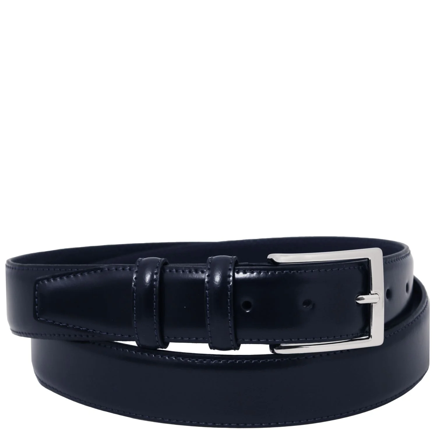 Elegant brushed leather belt 35mm | TL142538 - Image 2