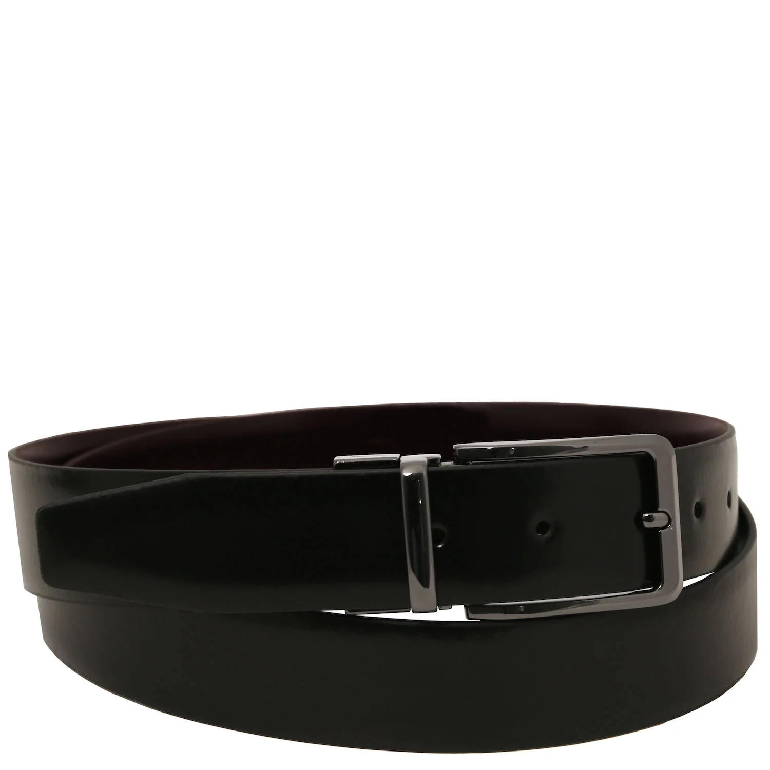 Elegant double-sided brushed leather belt 35mm | TL142540 - Image 5