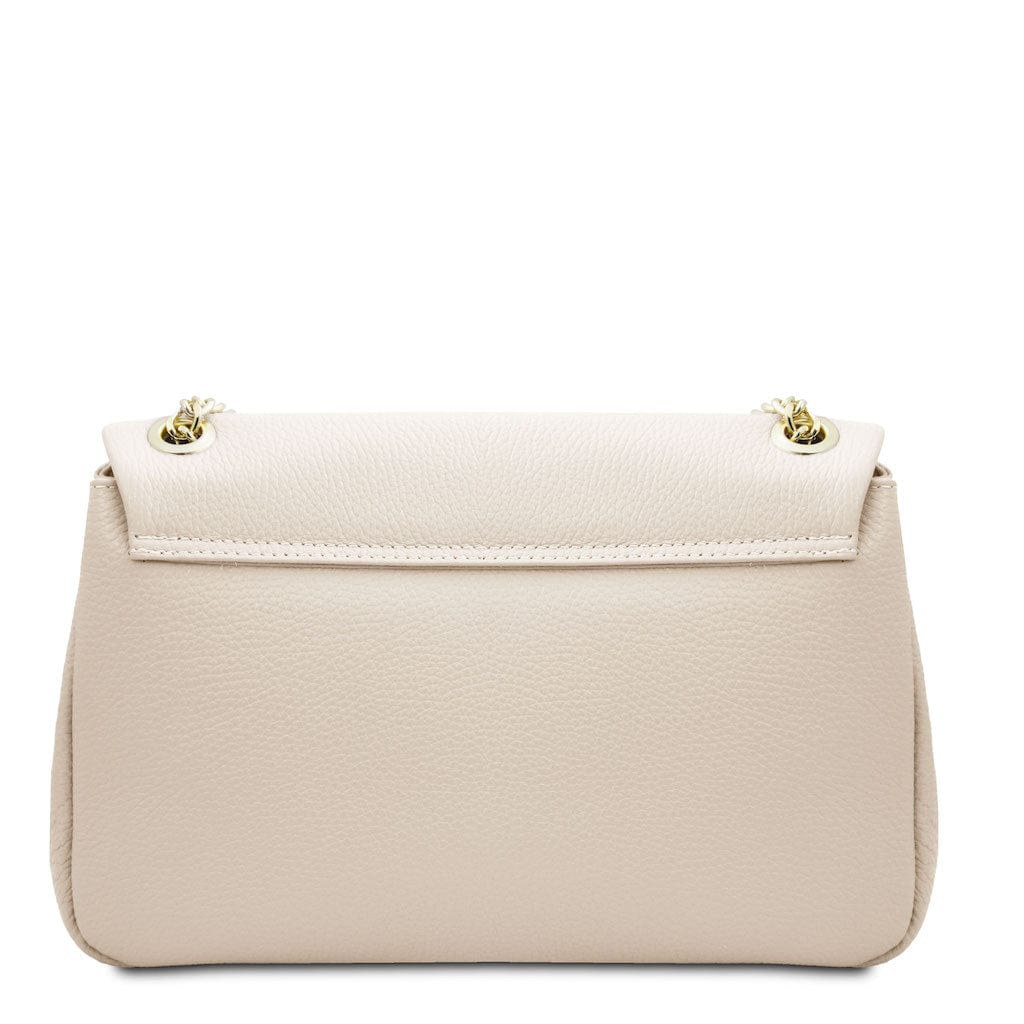 Elettra - Soft leather shoulder bag with chain strap  | TL142353 - Image 33