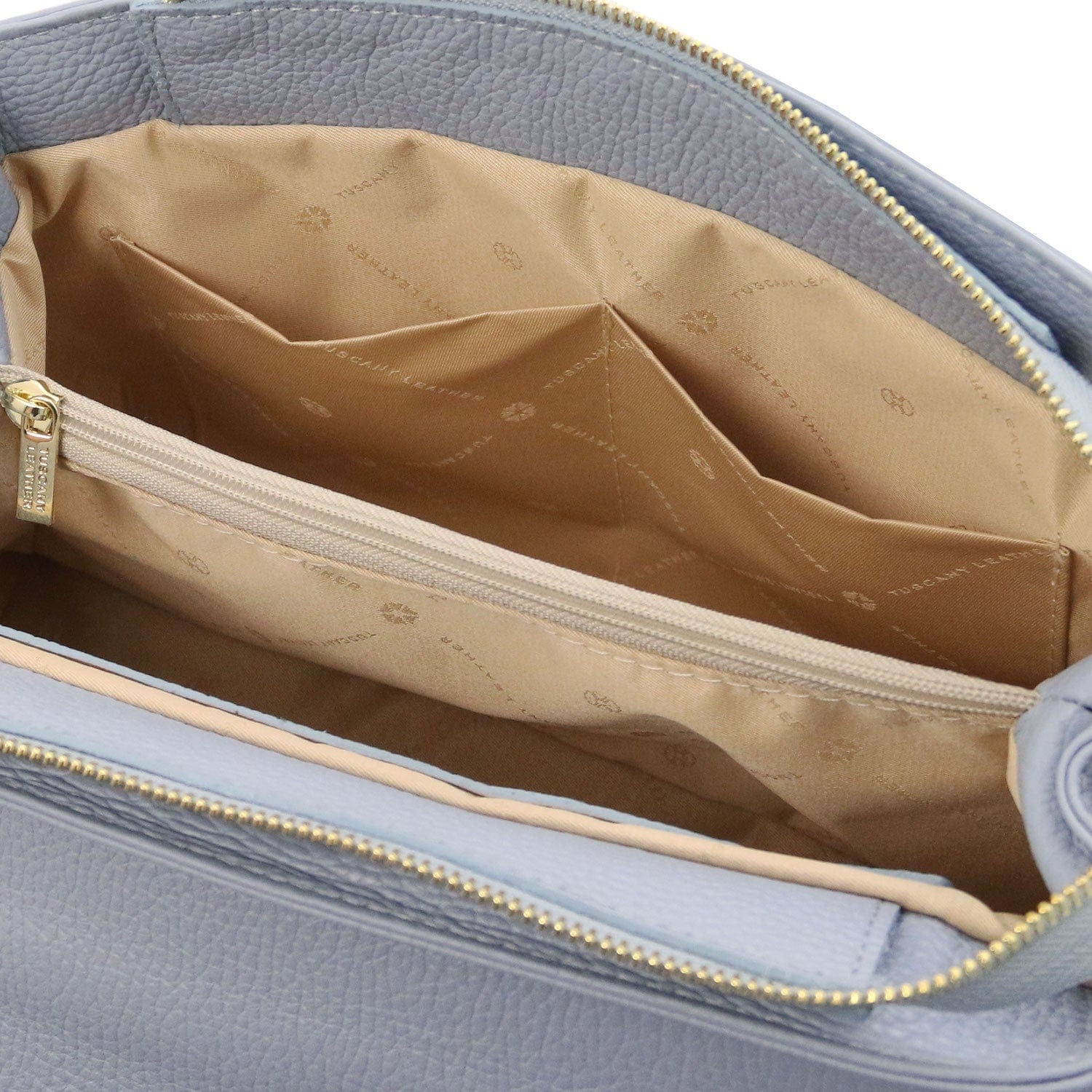 Elettra - Soft leather shoulder bag with chain strap  | TL142353 - Image 7