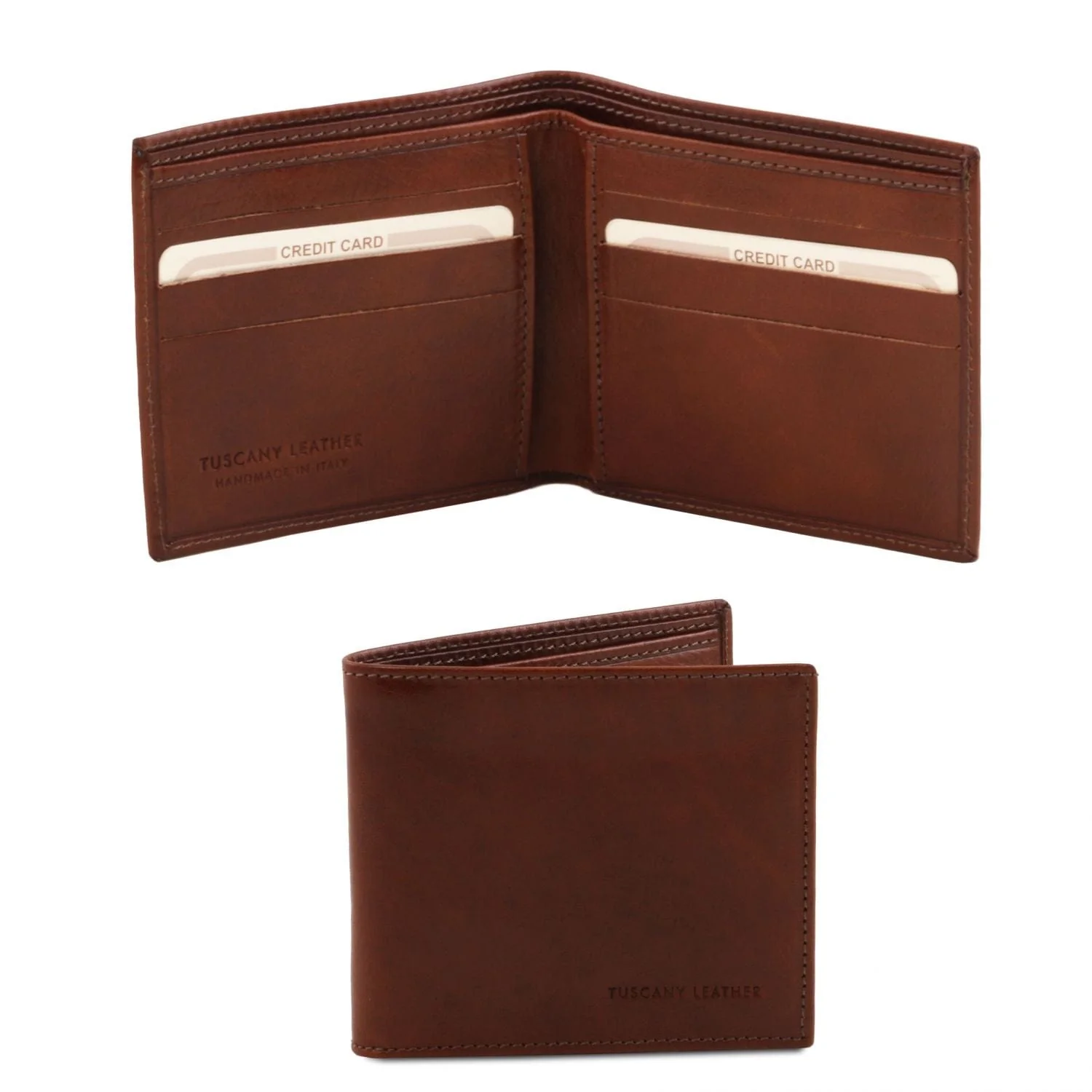 Exclusive 2 fold leather wallet for men | TL140797 - Image 2