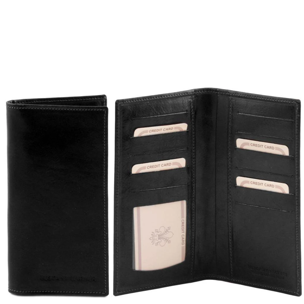 Exclusive leather 2 fold vertical wallet | TL140784 - Image 4