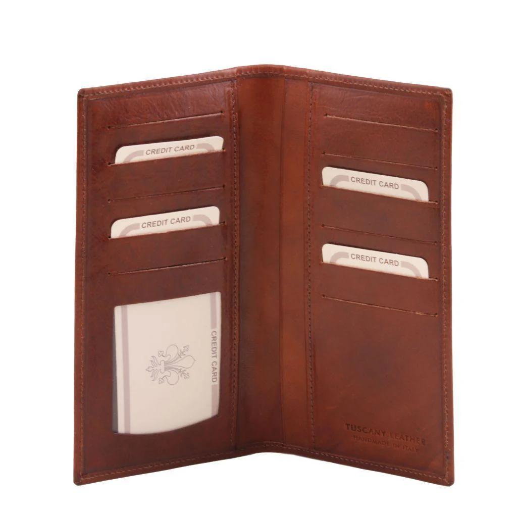 Exclusive leather 2 fold vertical wallet | TL140784 - Image 6