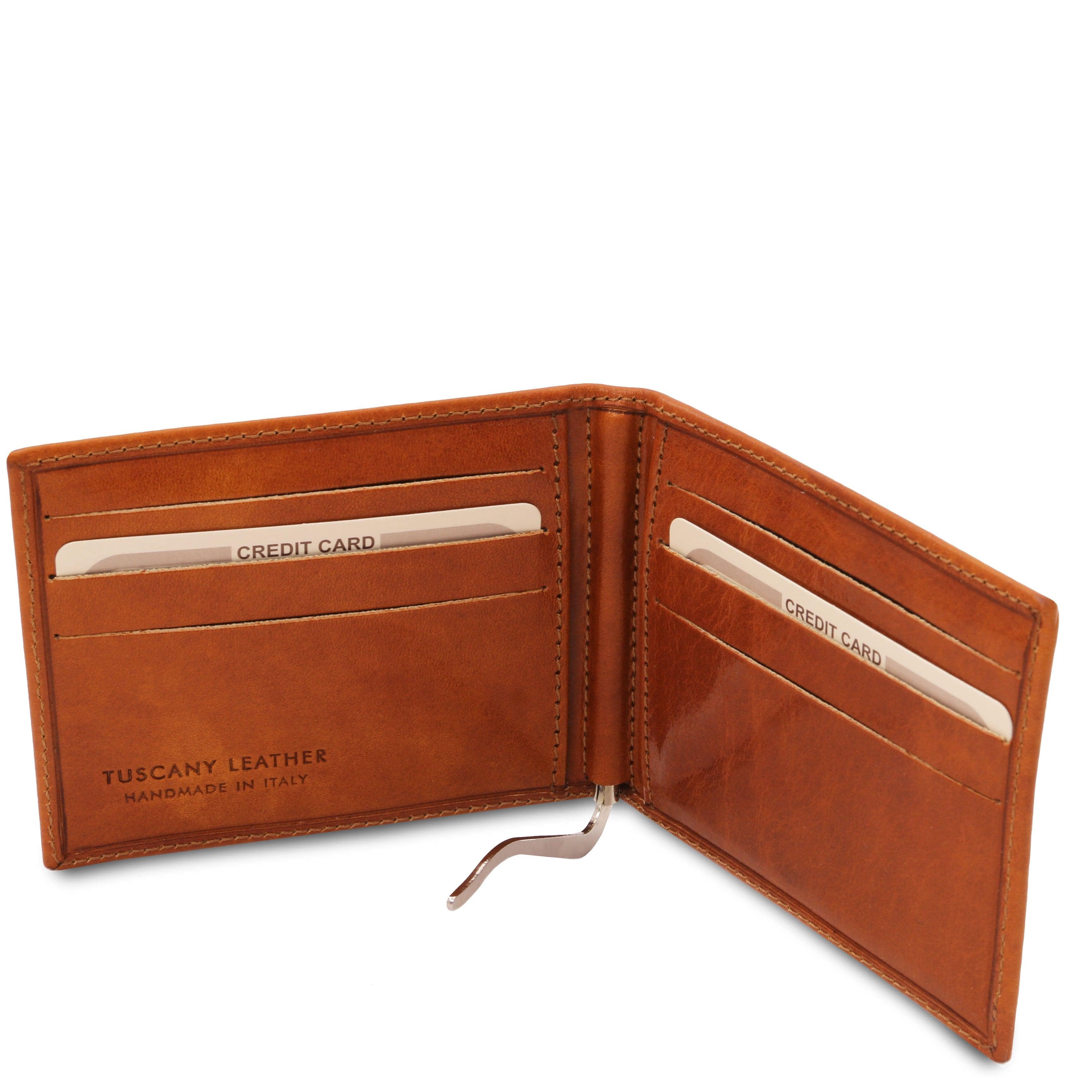 Exclusive leather card holder with money clip | TL142055 - Image 10