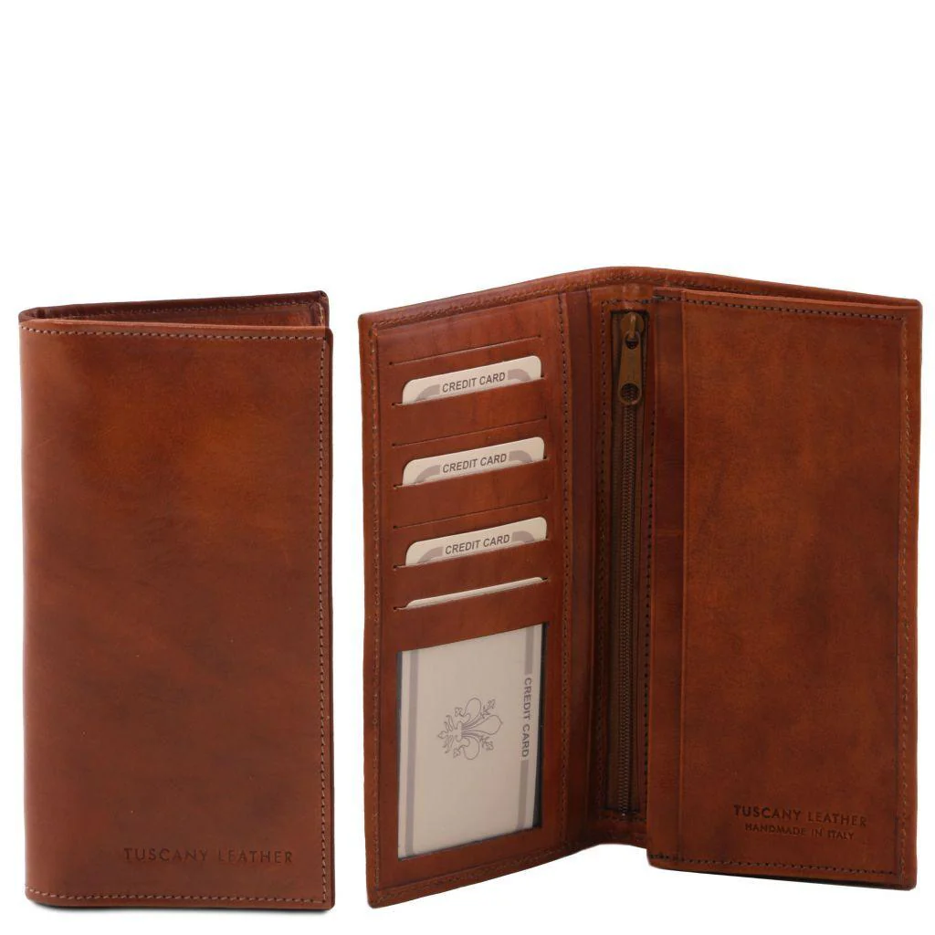 Exclusive vertical 2 fold leather wallet for men | TL140777 - Image 4