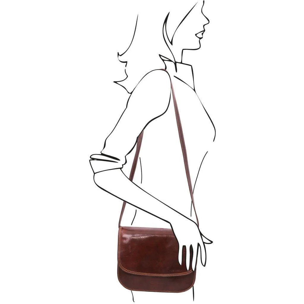 Greta - leather saddle bag | TL141958 - Image 7