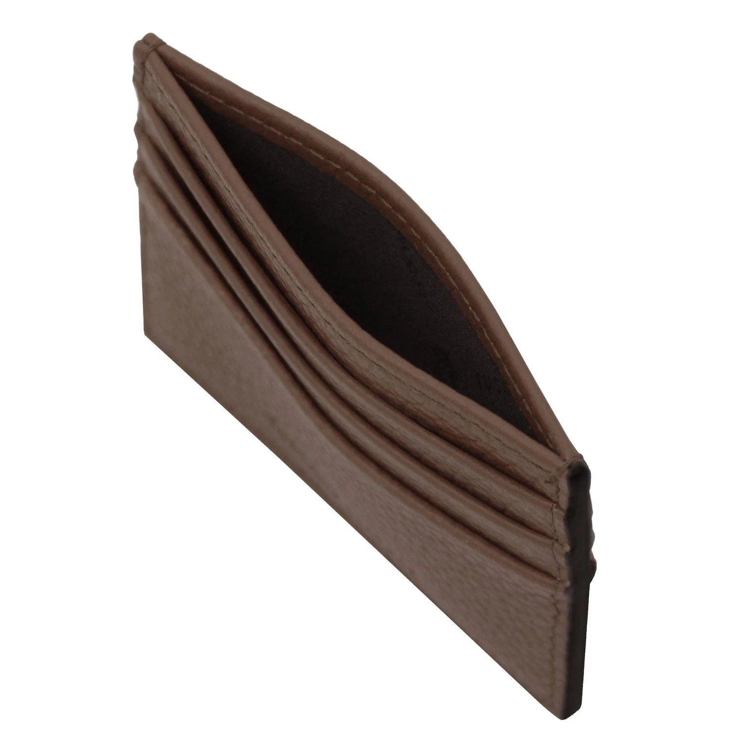 Leather card holder - 6 cards, pebbled leather | TL142472 - Image 10