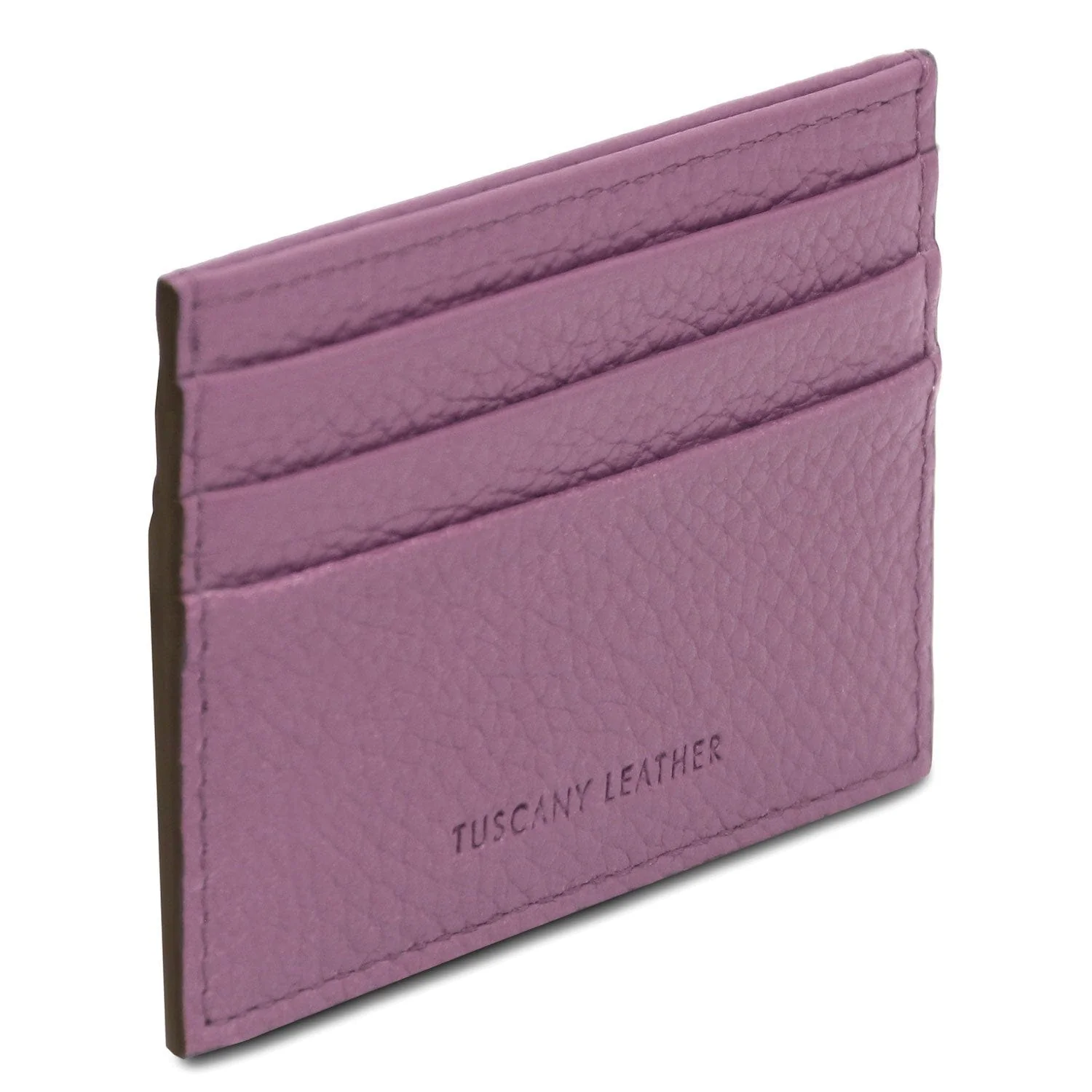 Leather card holder - 6 cards, pebbled leather | TL142472 - Image 7