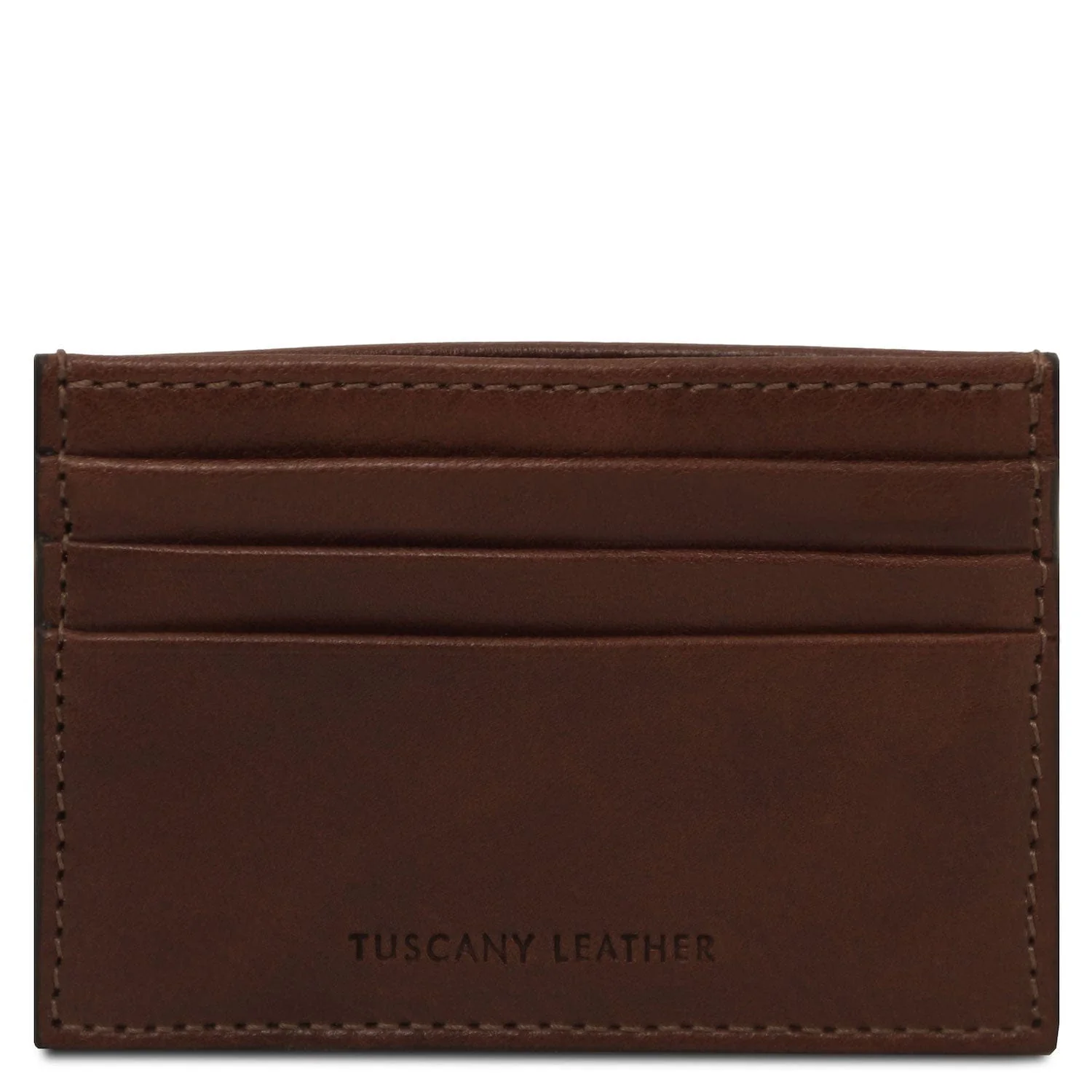 Leather card holder - 6 cards, smooth full-grain leather | TL142471 - Image 13