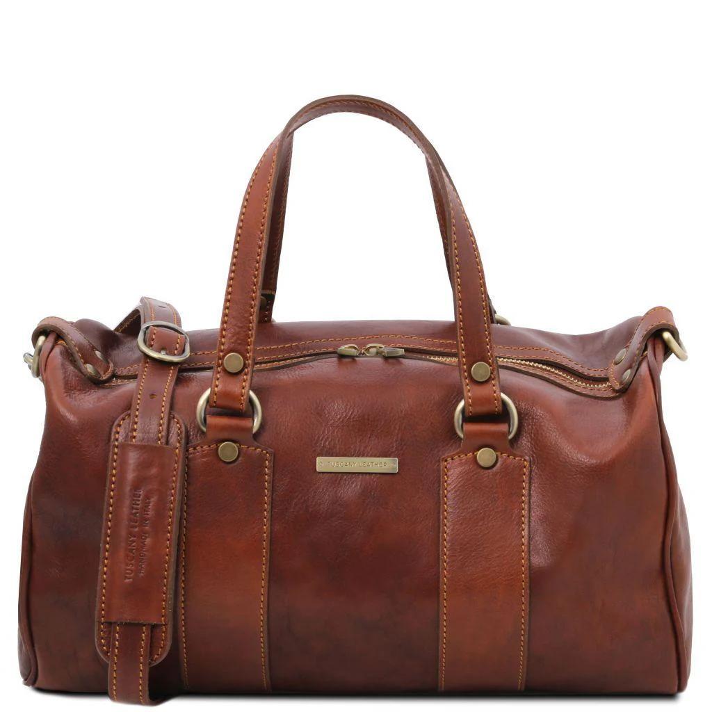 Lucrezia - Leather maxi duffle bag purse | TL141977