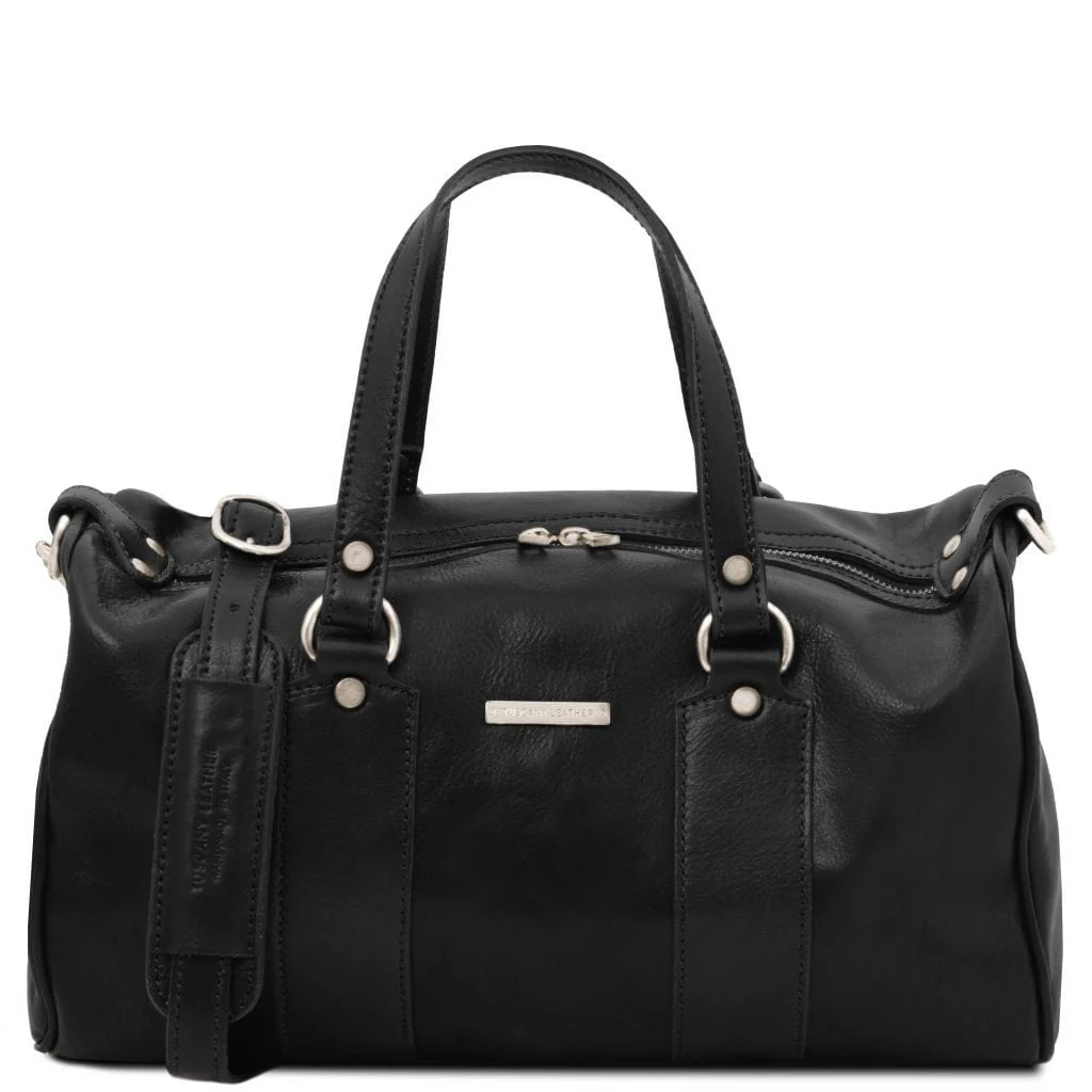 Lucrezia - Leather maxi duffle bag purse | TL141977 - Image 11