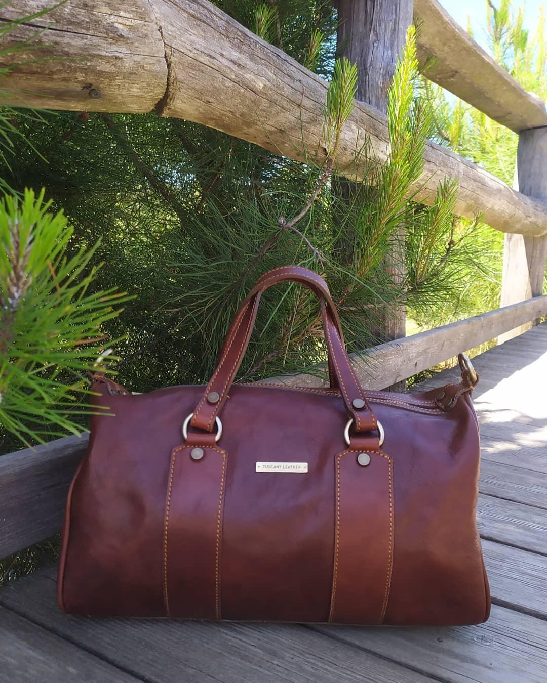 Lucrezia - Leather maxi duffle bag purse | TL141977 - Image 2