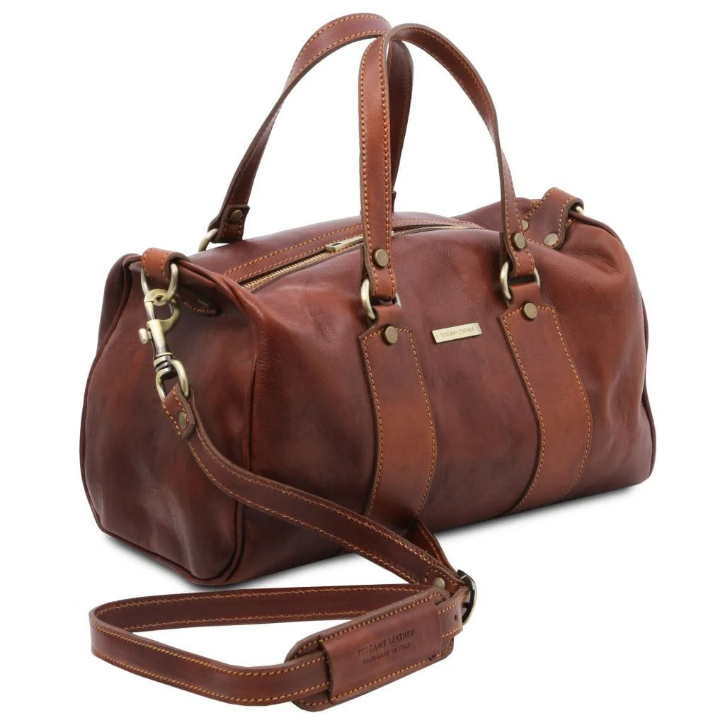 Lucrezia - Leather maxi duffle bag purse | TL141977 - Image 3