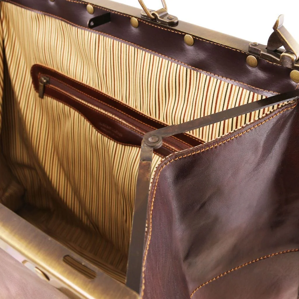 Madrid - Gladstone Leather Bag - Small size | TL1023 - Image 4