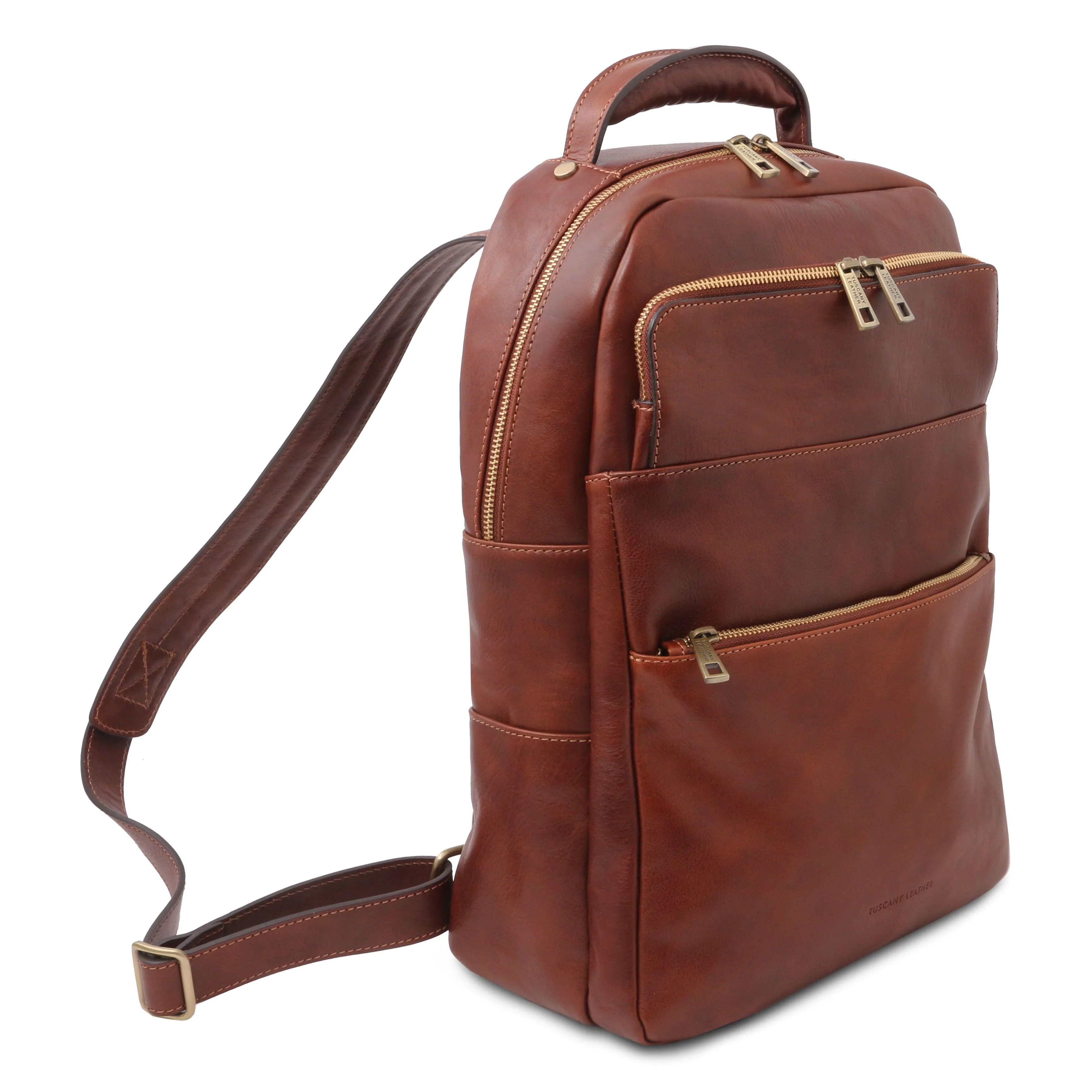 Melbourne - Italian leather laptop backpack | TL142205 - Image 5