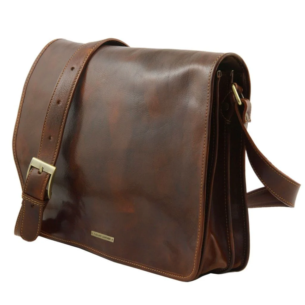 TL Messenger double - Crossbody leather bag | TL90475 - Image 2