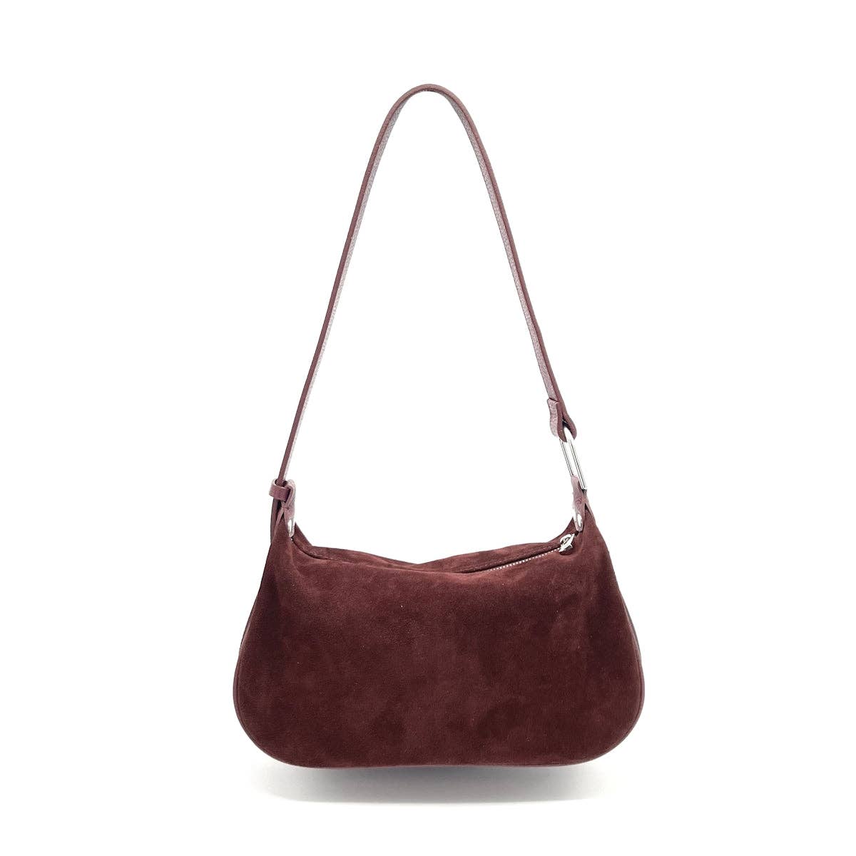Montepulciano – Italian Suede Leather Hobo Bag - Image 8
