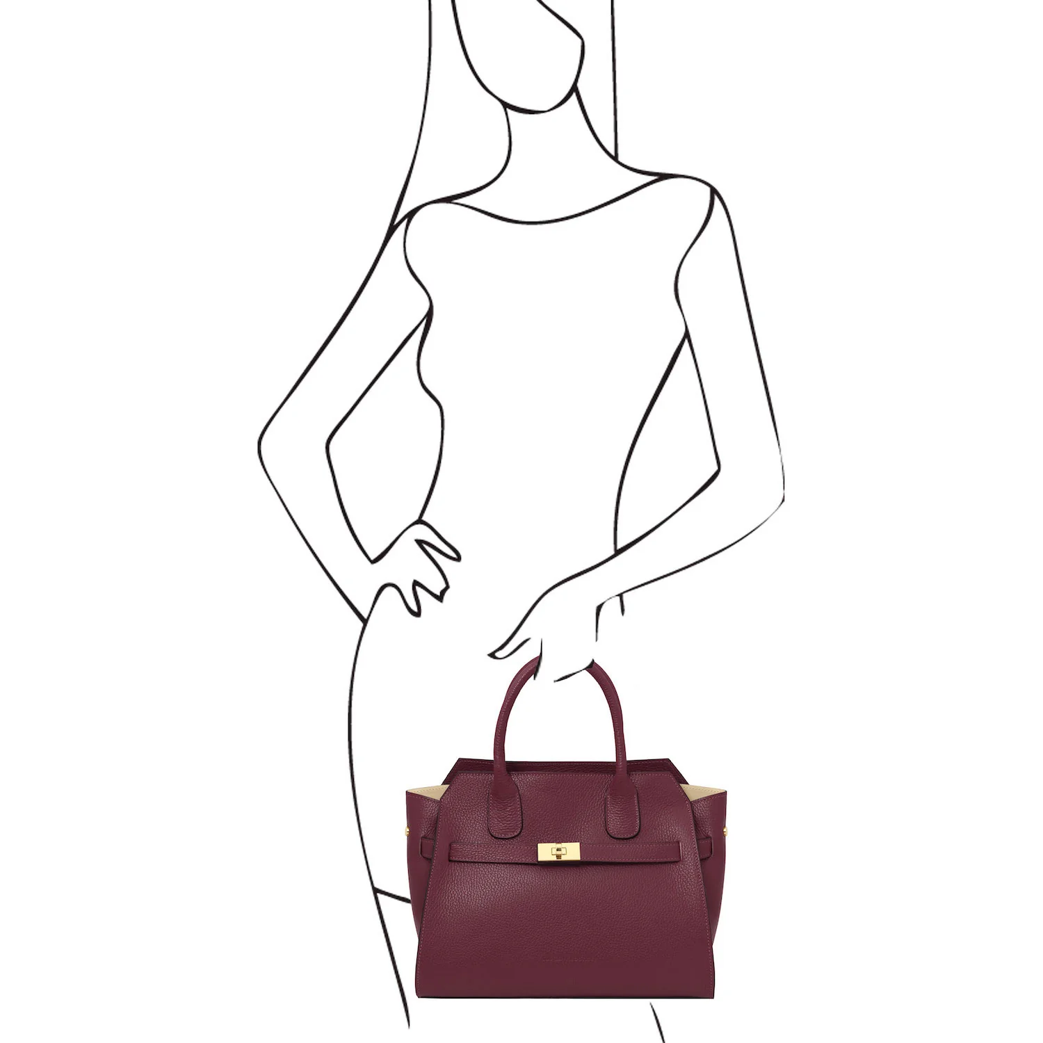 Origami - Leather tote | TL142507 - Image 39