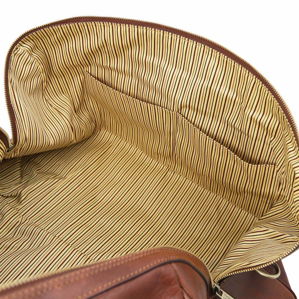 Oslo - Travel leather duffel bag - Weekender bag | TL141913 - Image 29