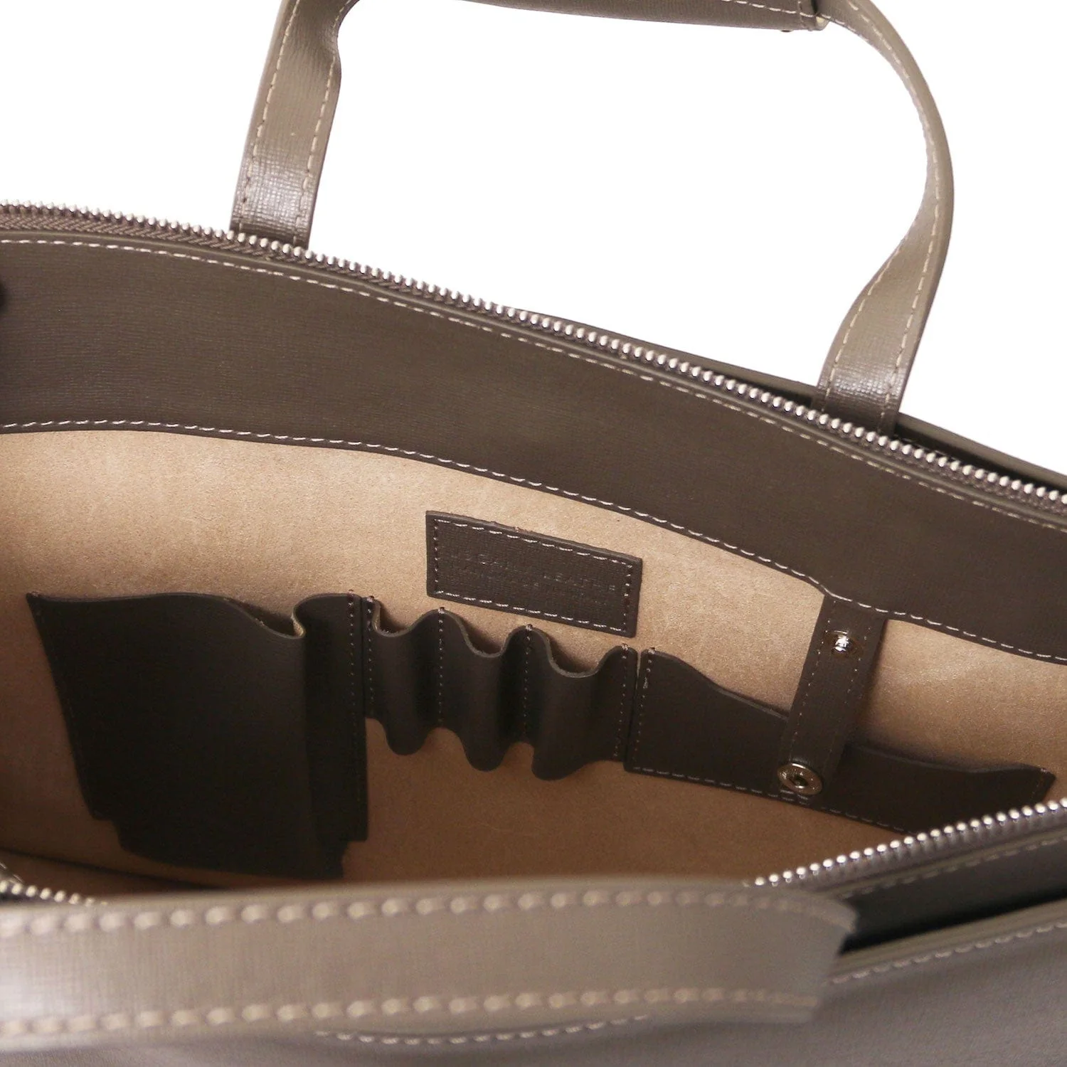 Palermo - Saffiano Italian leather briefcase 3-compartment for women | TL141369 - Image 16