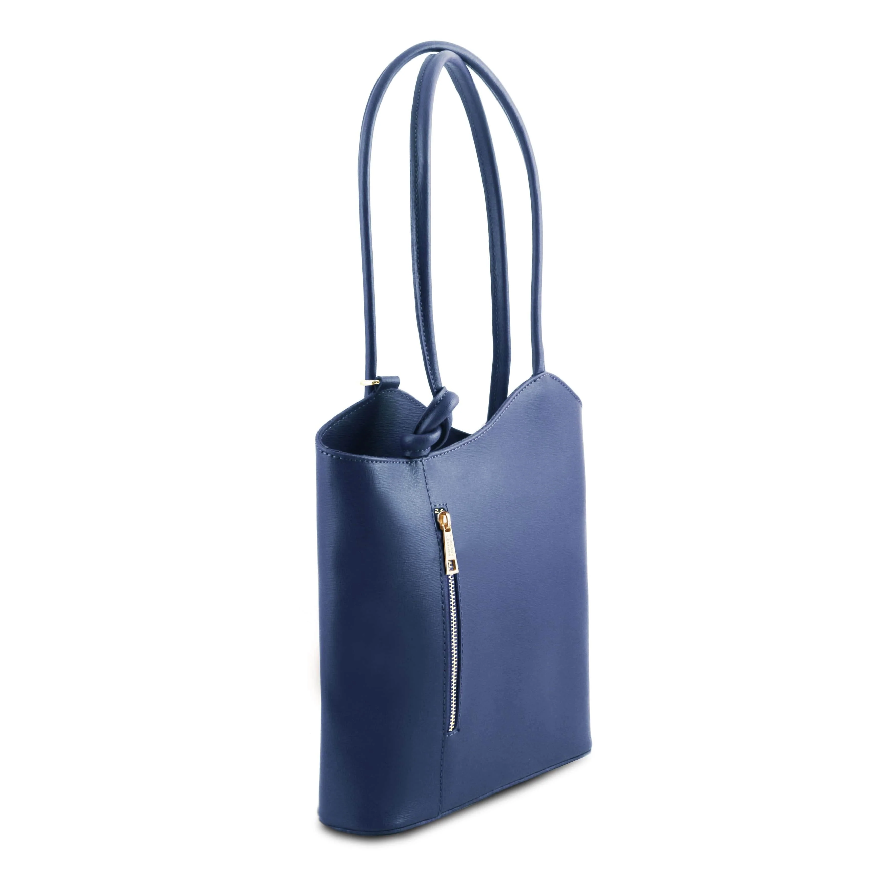 Patty - Saffiano leather convertible 2-in-1 backpack shoulder bag | TL141455 - Image 3