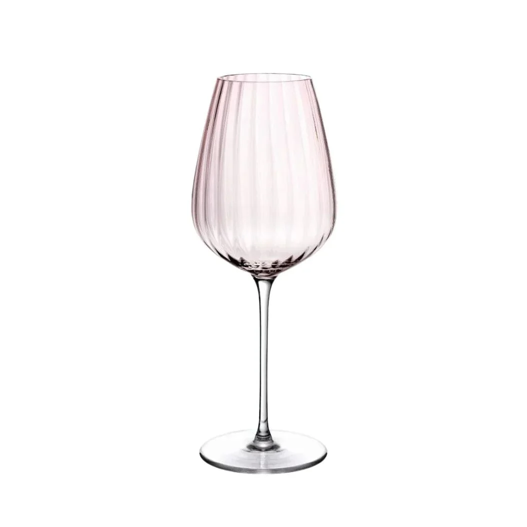 Round Up Dusty Rose Set of 2 White wine glasses - Image 2