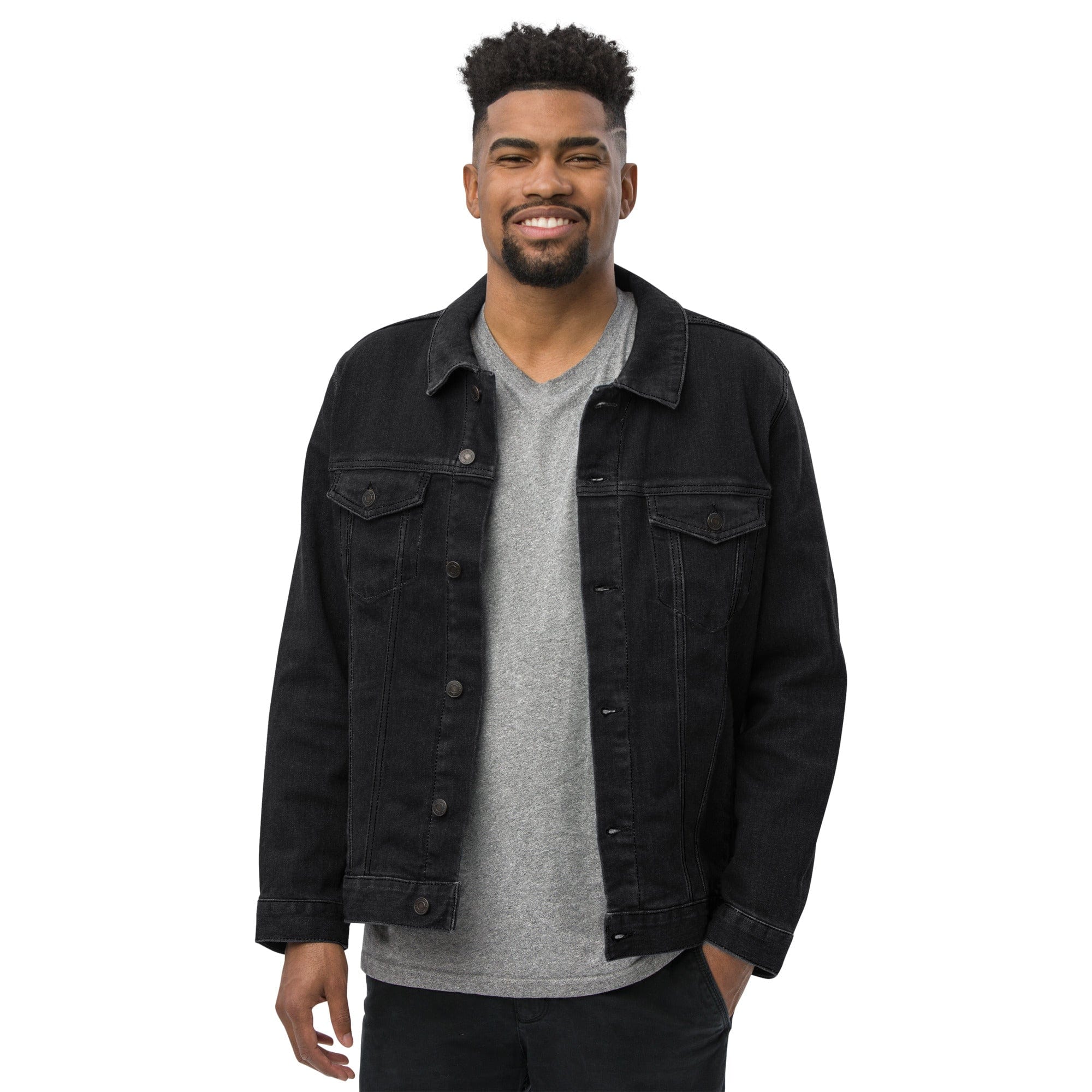 San Rocco Italia embroidered denim jacket - unisex - Image 5
