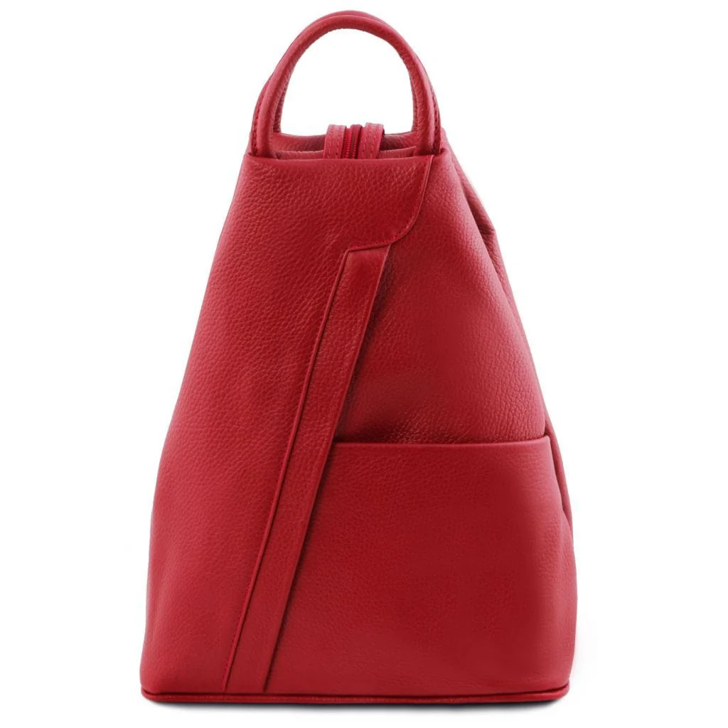 Shanghai - Italian leather backpack - pebbled leather | TL141881 - Image 19