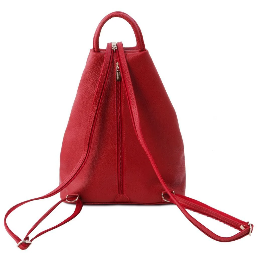 Shanghai - Italian leather backpack - pebbled leather | TL141881 - Image 21