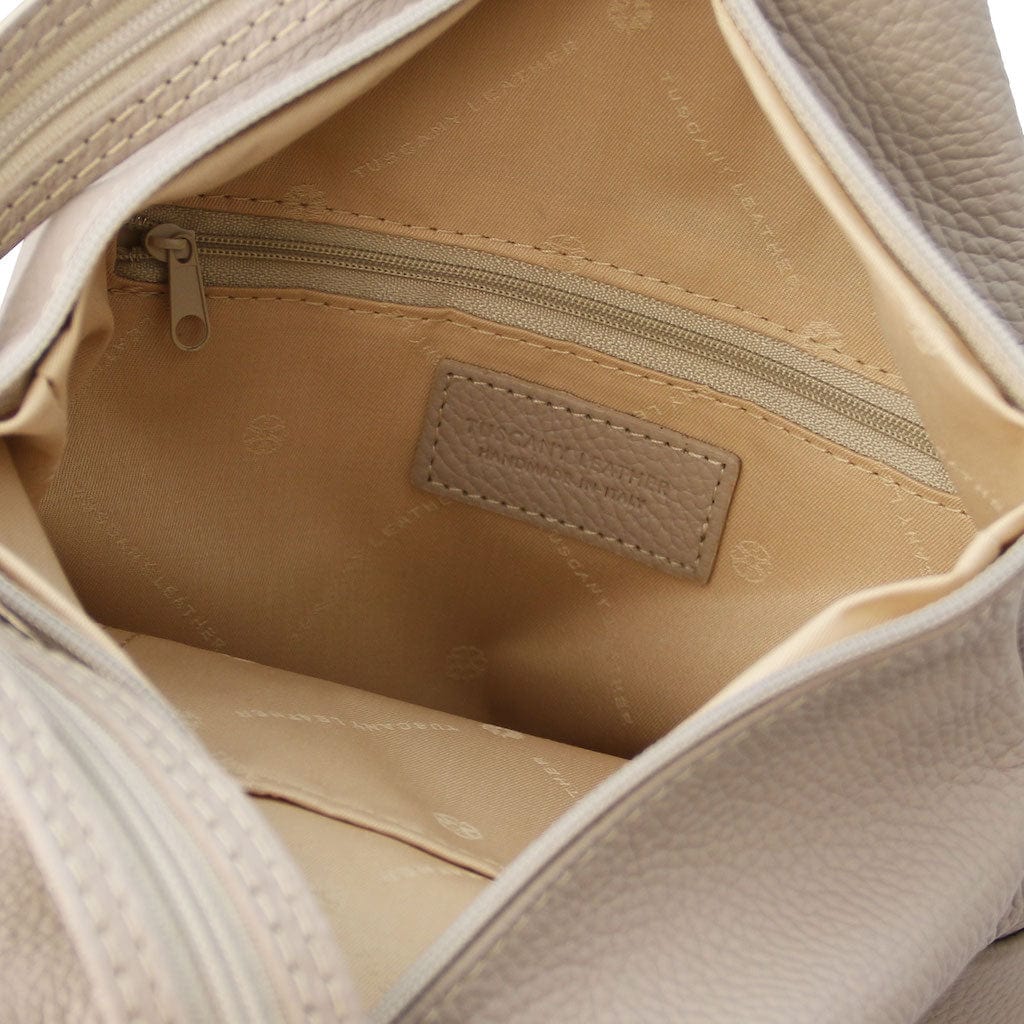 Shanghai - Italian leather backpack - pebbled leather | TL141881 - Image 38