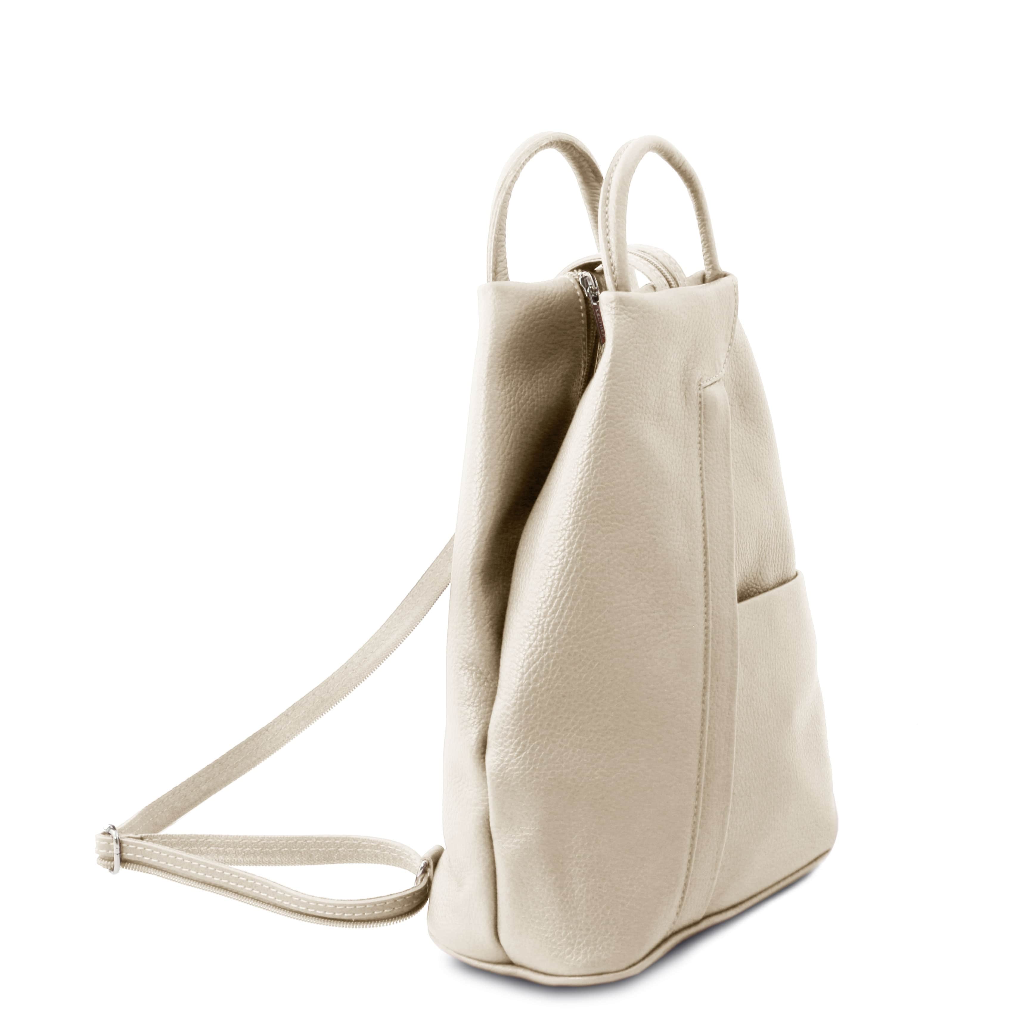 Shanghai - Italian leather backpack - pebbled leather | TL141881 - Image 41