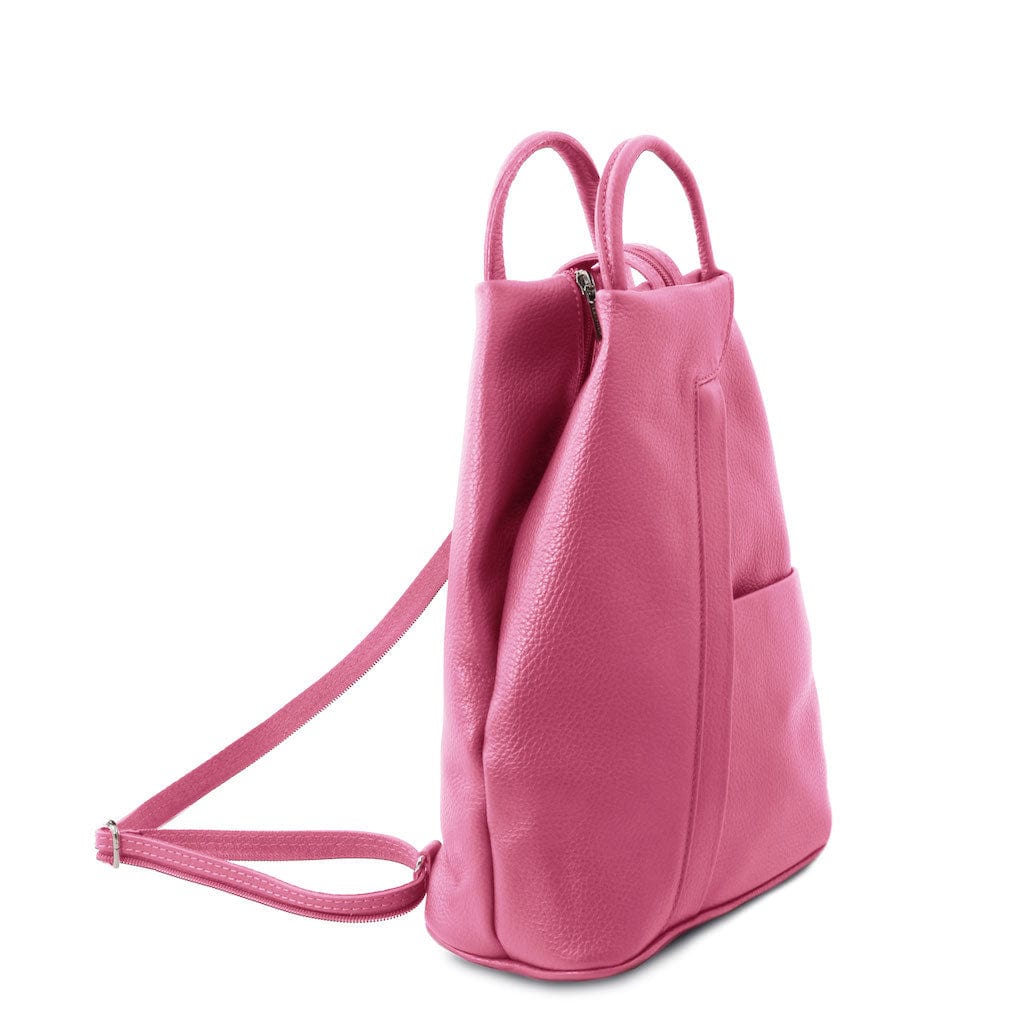 Shanghai - Italian leather backpack - pebbled leather | TL141881 - Image 55