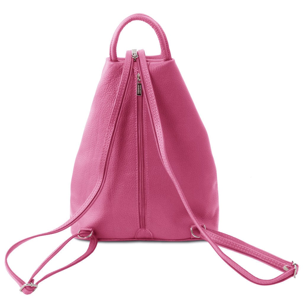 Shanghai - Italian leather backpack - pebbled leather | TL141881 - Image 56