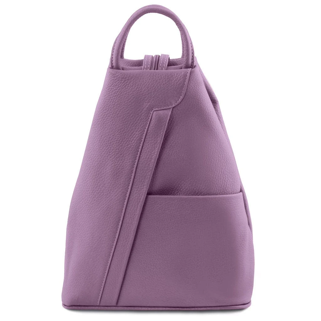 Shanghai - Italian leather backpack - pebbled leather | TL141881 - Image 59