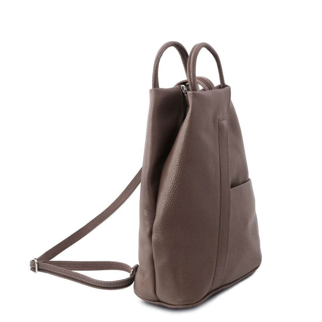 Shanghai - Italian leather backpack - pebbled leather | TL141881 - Image 70