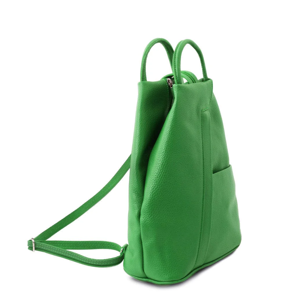 Shanghai - Italian leather backpack - pebbled leather | TL141881 - Image 75