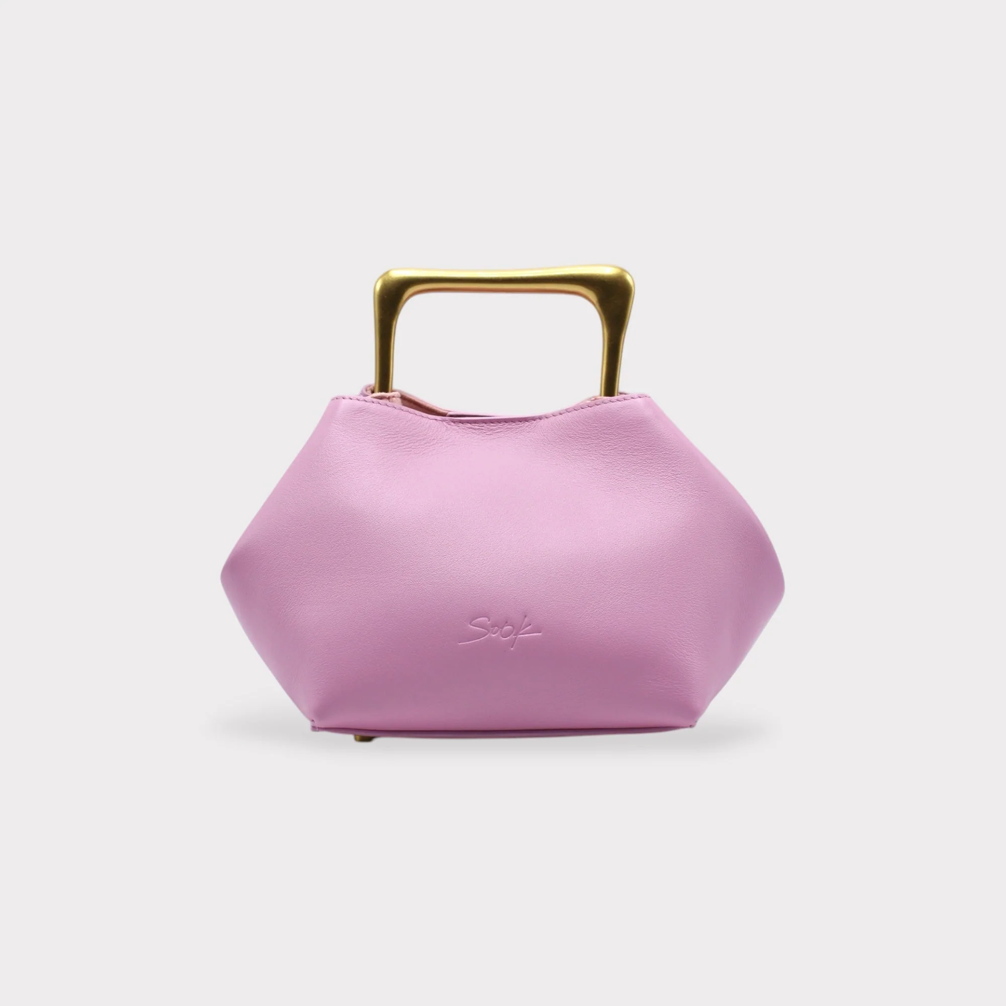 Sora - Metallic Handbag/Shoulder Bag Pink