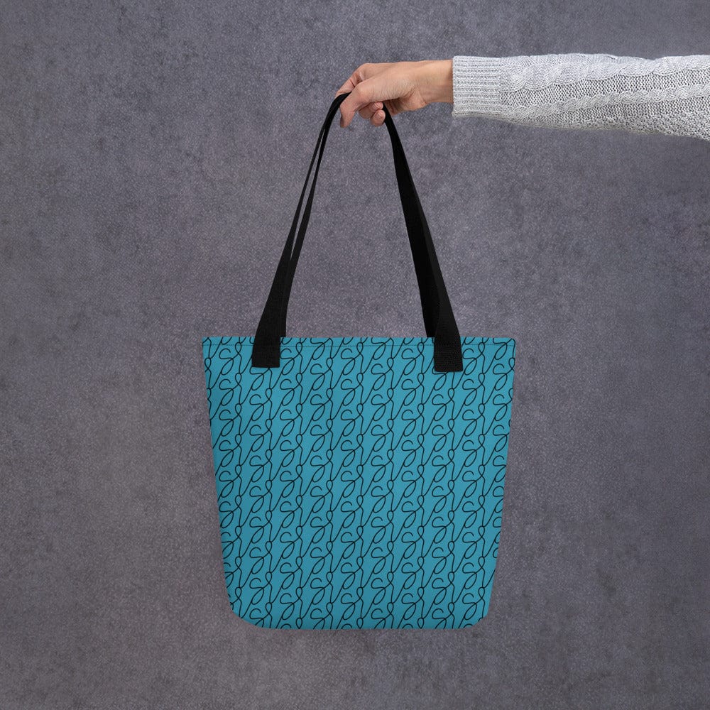 Teal Logo Tote Bag - Image 8