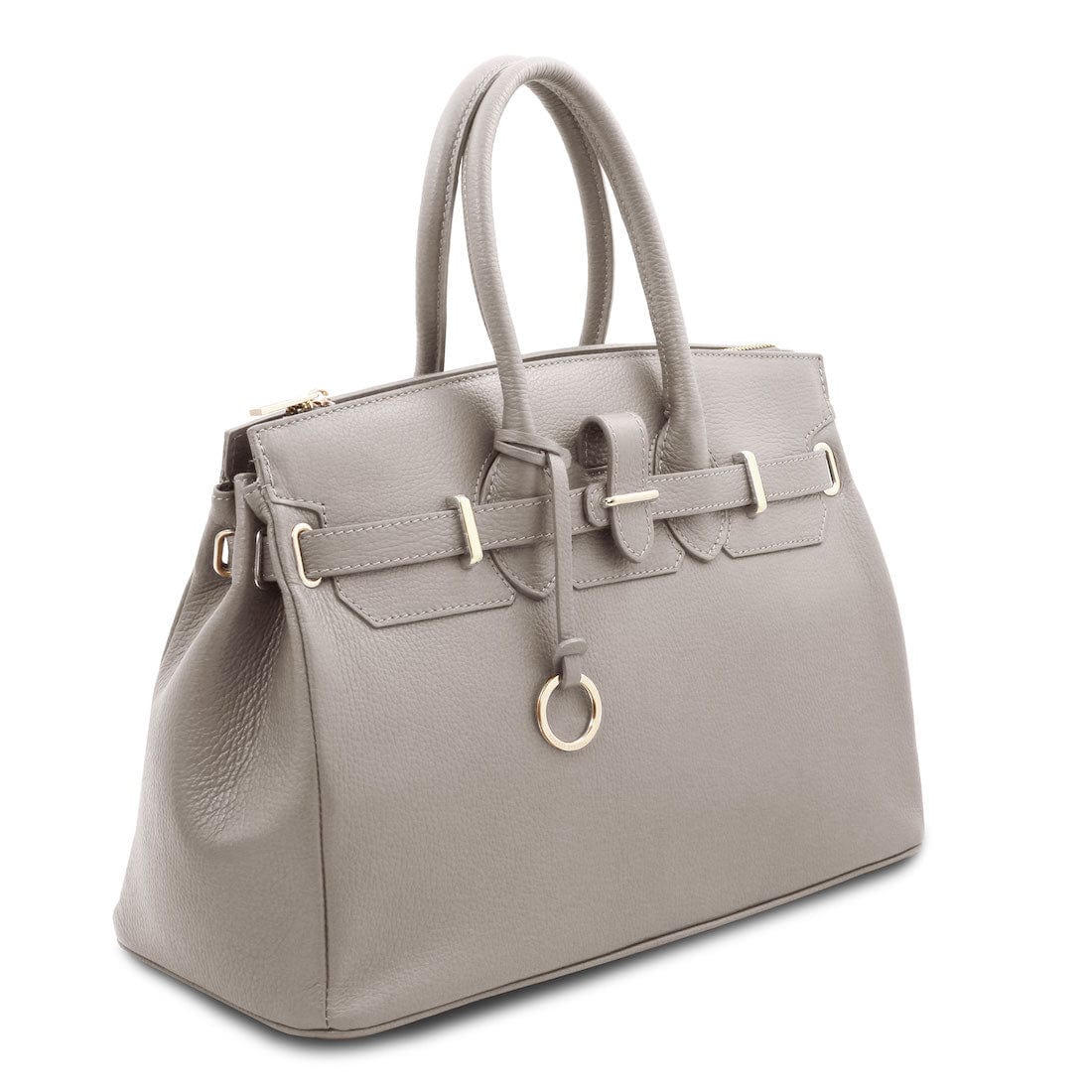 TL Bag - Leather handbag with golden hardware | TL141529 - Image 112