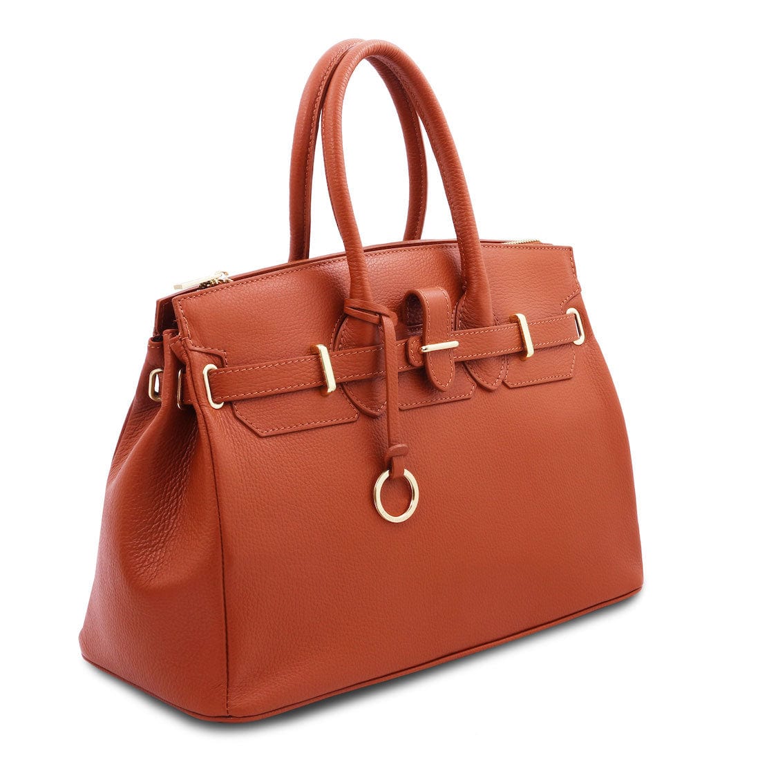 TL Bag - Leather handbag with golden hardware | TL141529 - Image 83