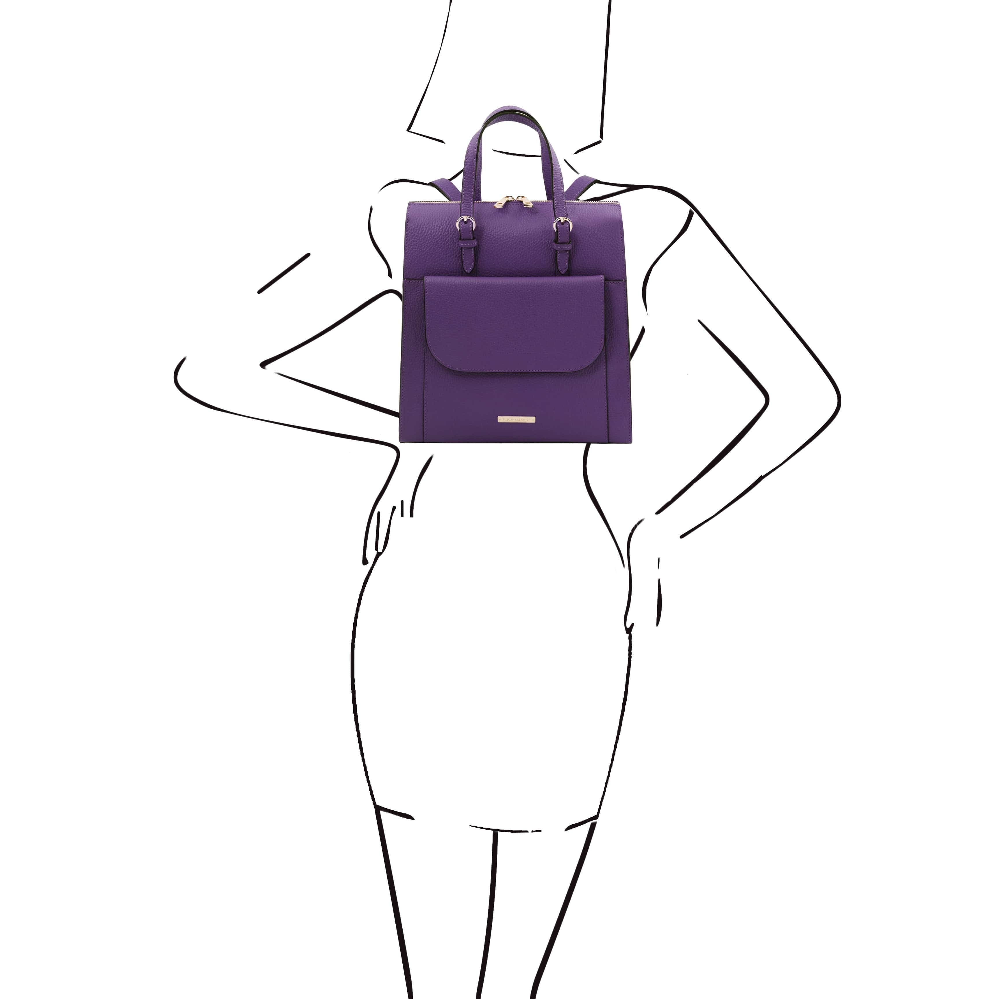 TL Bag - Italian Leather Convertible Backpack | TL142211 - Image 49