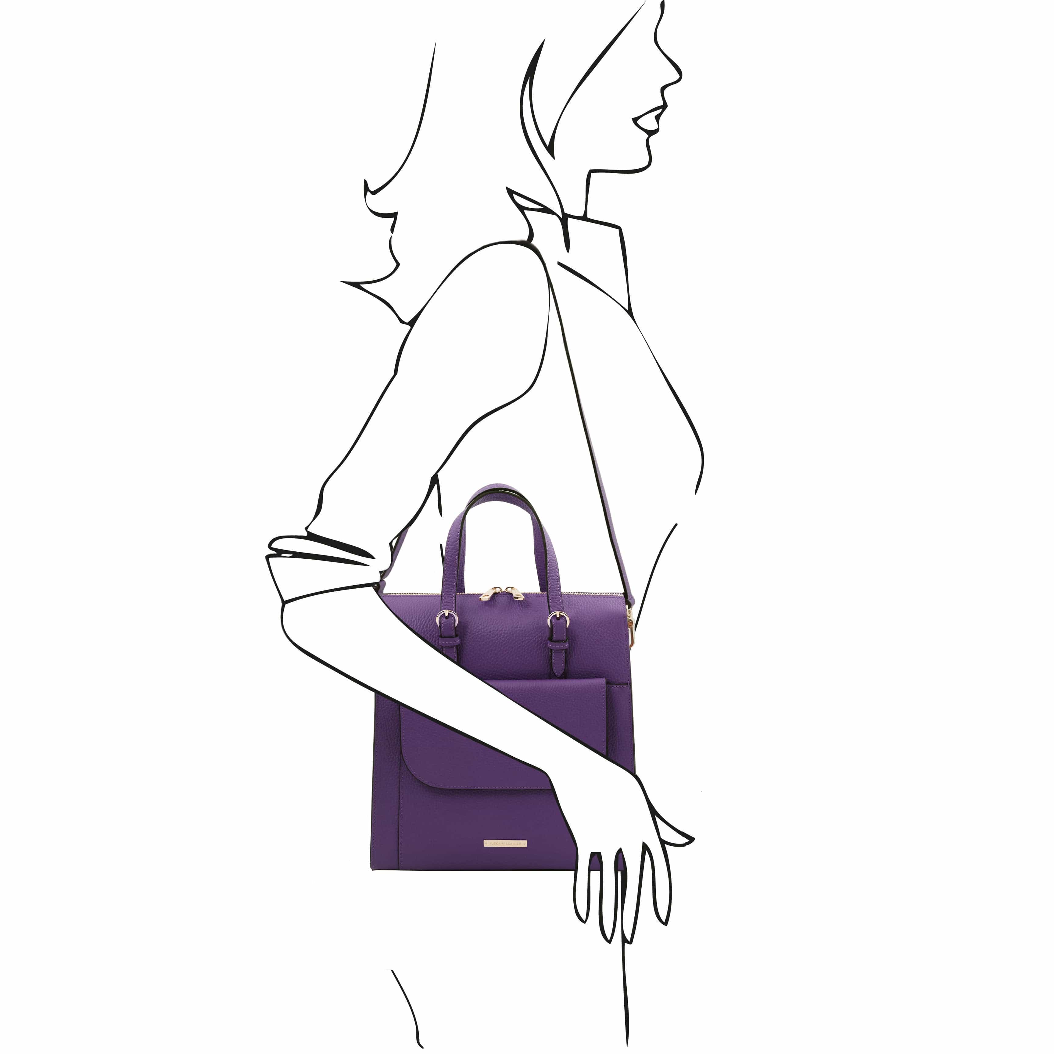 TL Bag - Italian Leather Convertible Backpack | TL142211 - Image 50